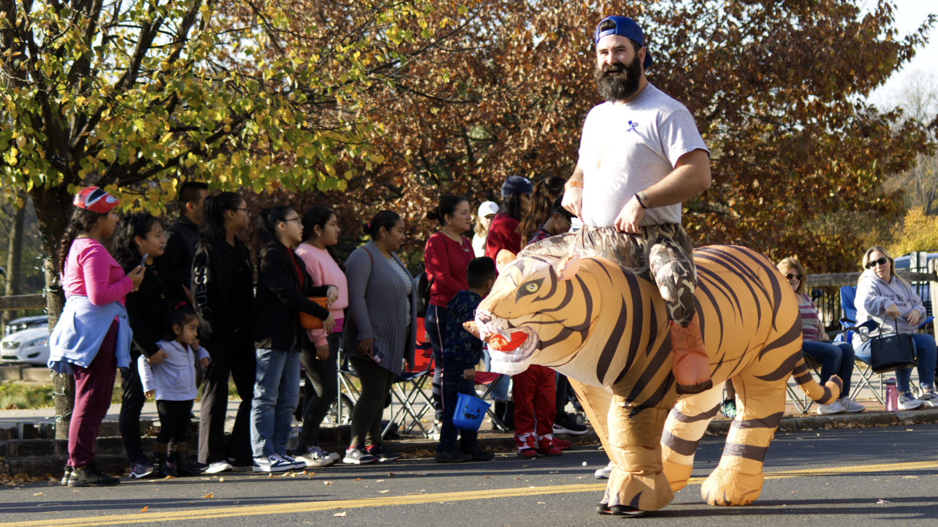Hundreds of people and pets marched in the Bethlehem Halloween Parade on Sunday. Despite being rained out for its initial dat
