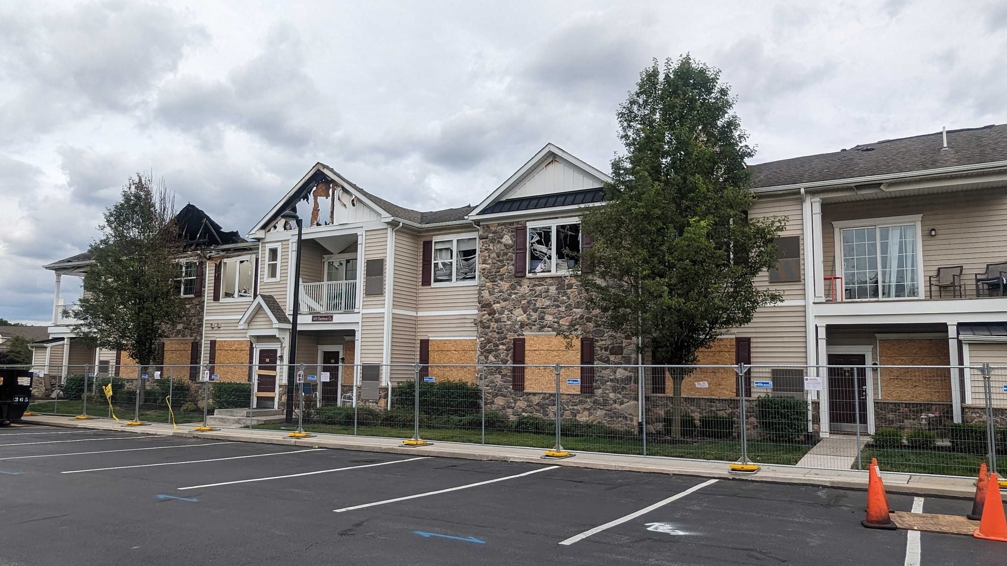 Lightning is the confirmed cause of a fire that destroyed an Allen Township apartment building on June 16 at The Residences a