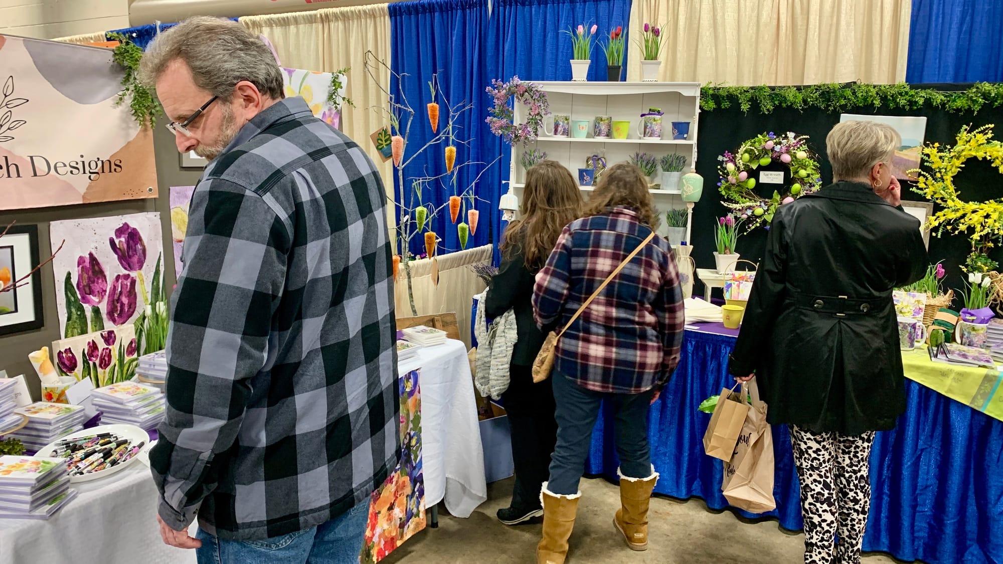 A vendor at the 2024 Lehigh Valley Flower & Garden Show.