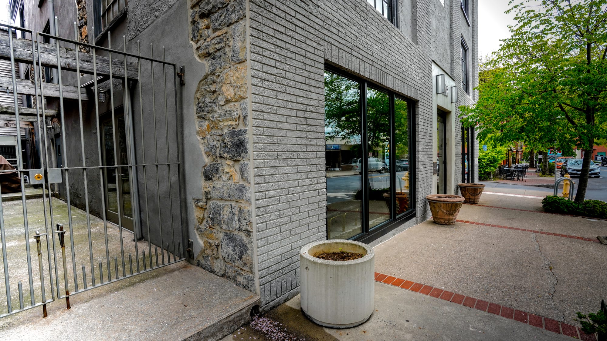 Commercial brokers are working hard to find tenants for remodeled mixed-use properties such as this one at 225 Ferry Street, 