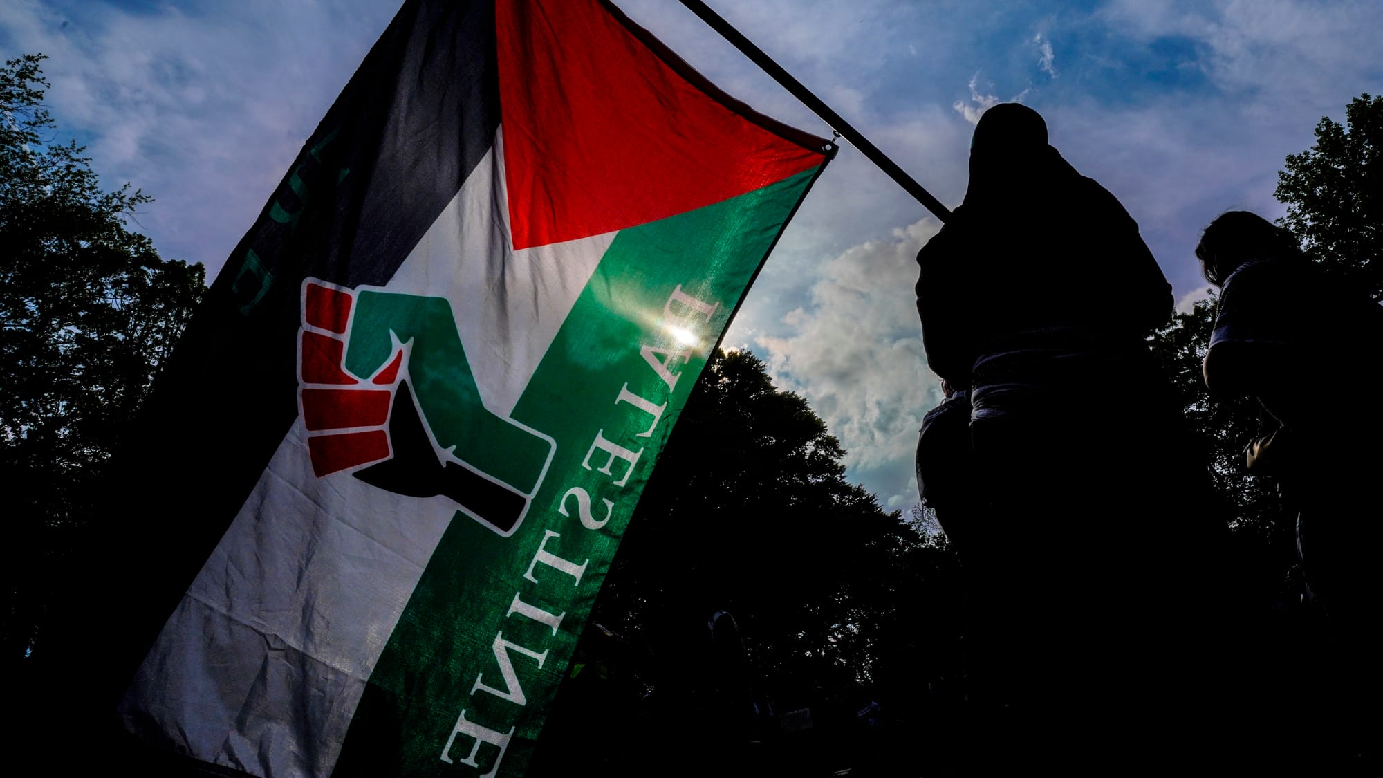Student Political Action Coalition and Lehigh 4 Palestine hold a rally on the Lehigh University campus on Friday, May 3, 2024
