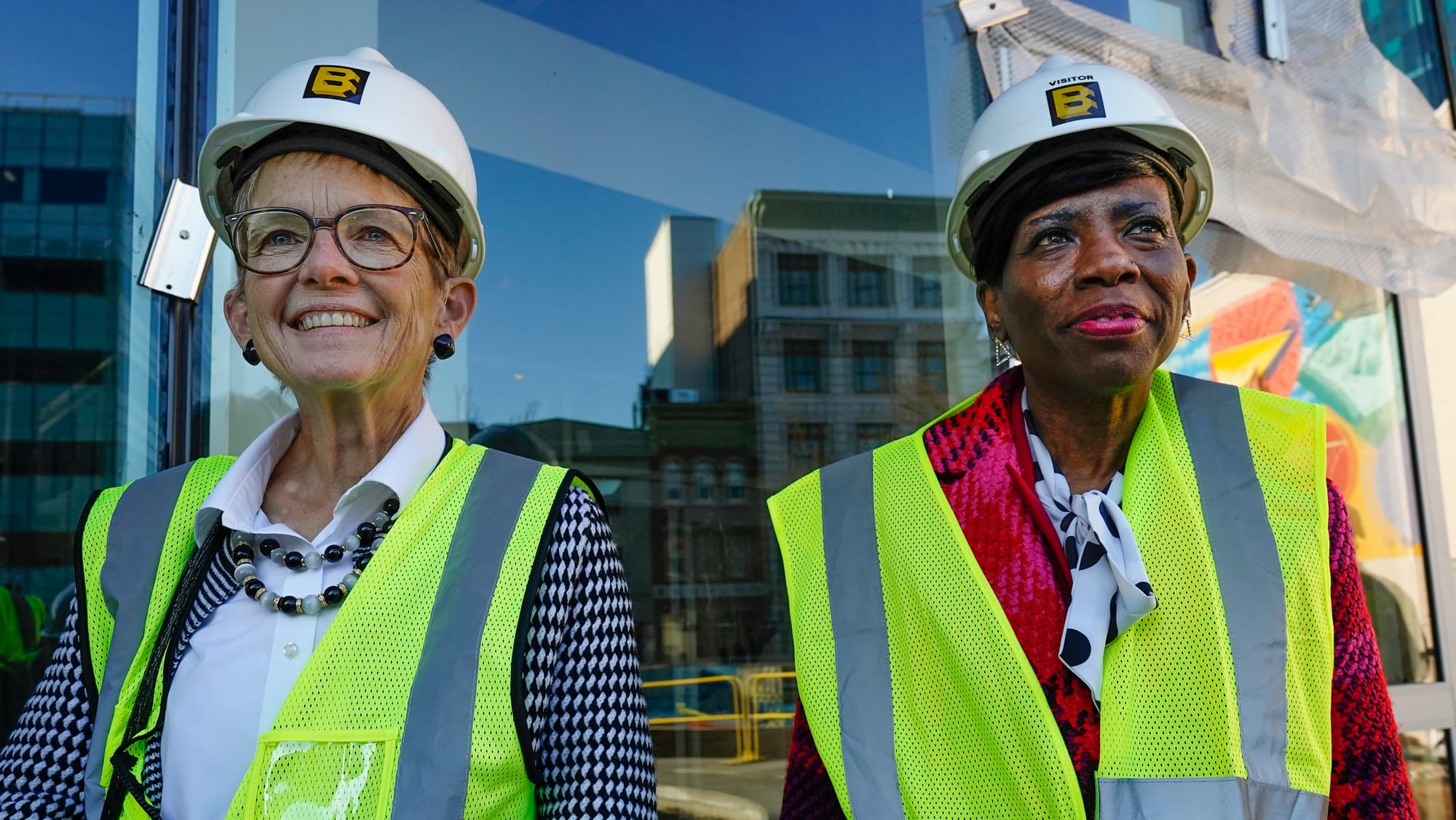 Lin Erickson, Executive Director and CEO of Da Vinci Science Center, left, and Dr. Carol D. Birks, Superintendent of the Alle