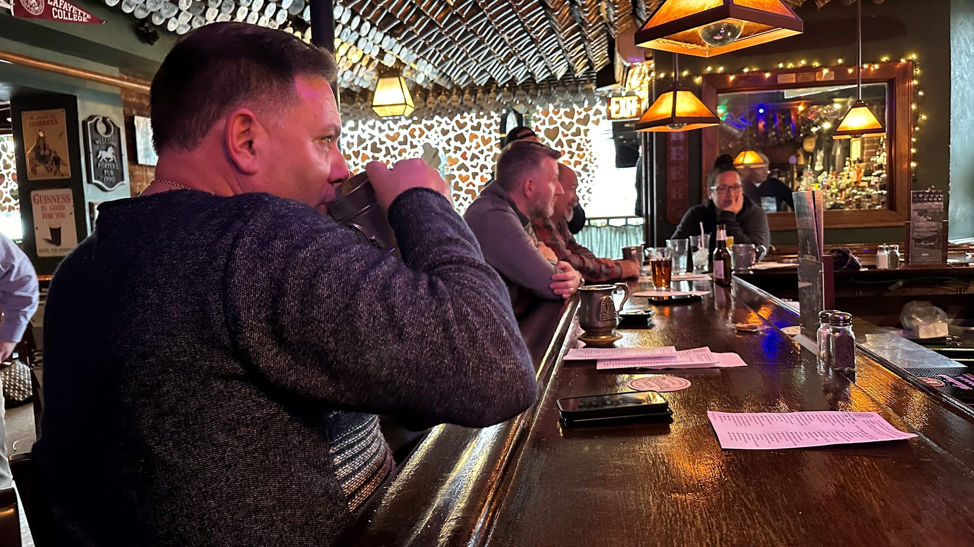 Porters' Pub has officially passed from the Porter brothers to Ryan and Christine Piper, but the beloved bar will maintain al