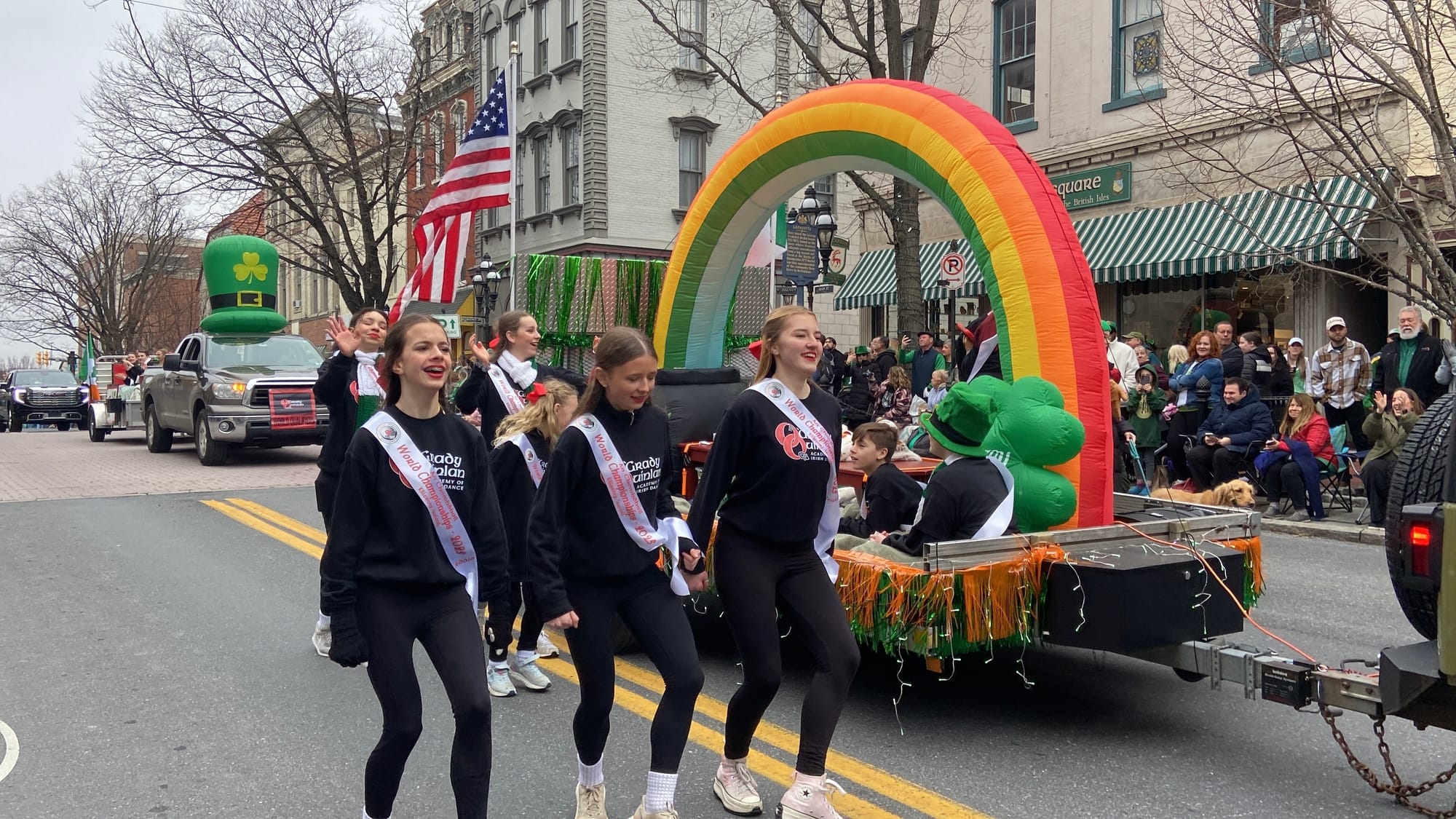 The Parade of Shamrocks, hosted by Celtic Cultural Alliance, kicked off at 1 p.m. Saturday, winding its way through the city’