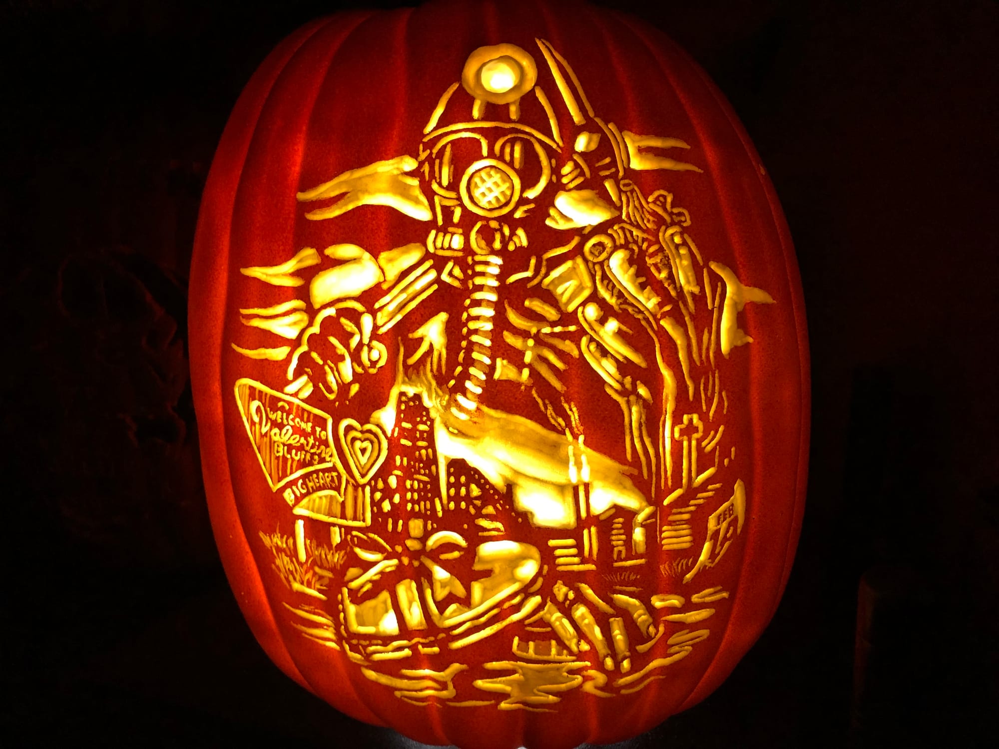 It can take hours or even days for Ian Fetterman, of Palmer Township, to meticulously carve intricate scenes onto the skin of