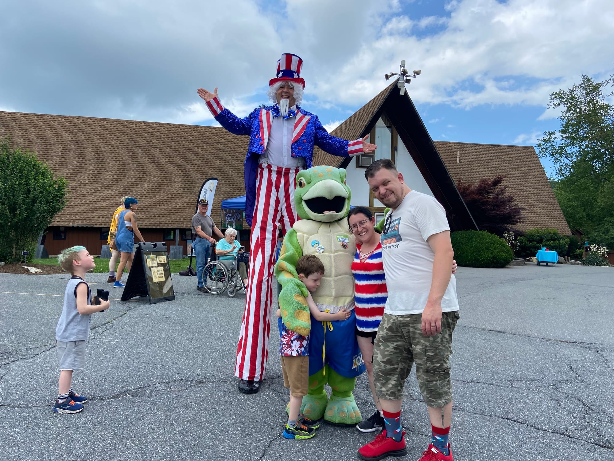 The Lehigh Valley Zoo on Tuesday held its annual "Independence Day Celebration." The event included patriotic enrichment for 