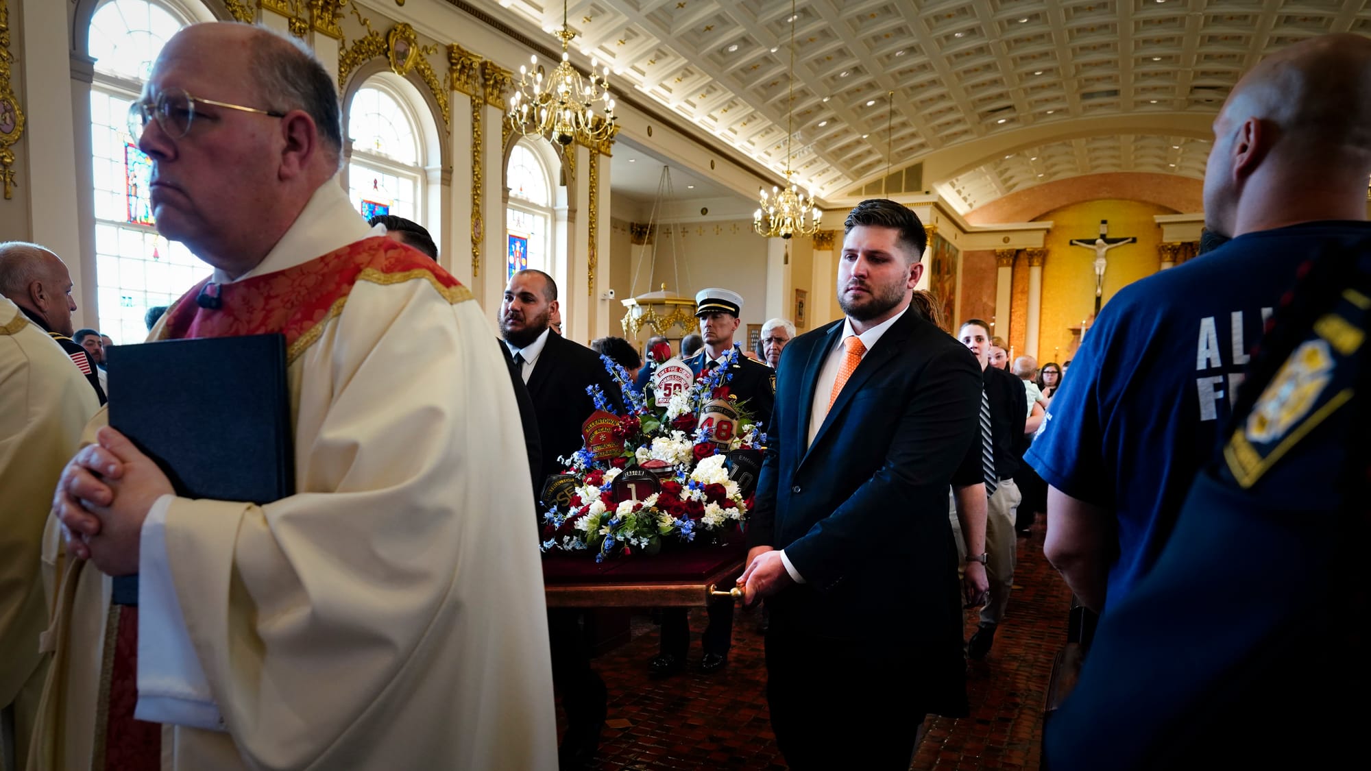 A Mass of Christian Burial was held at the Cathedral of S. Catharine of Siena for the late Allentown Fire Department Assistan