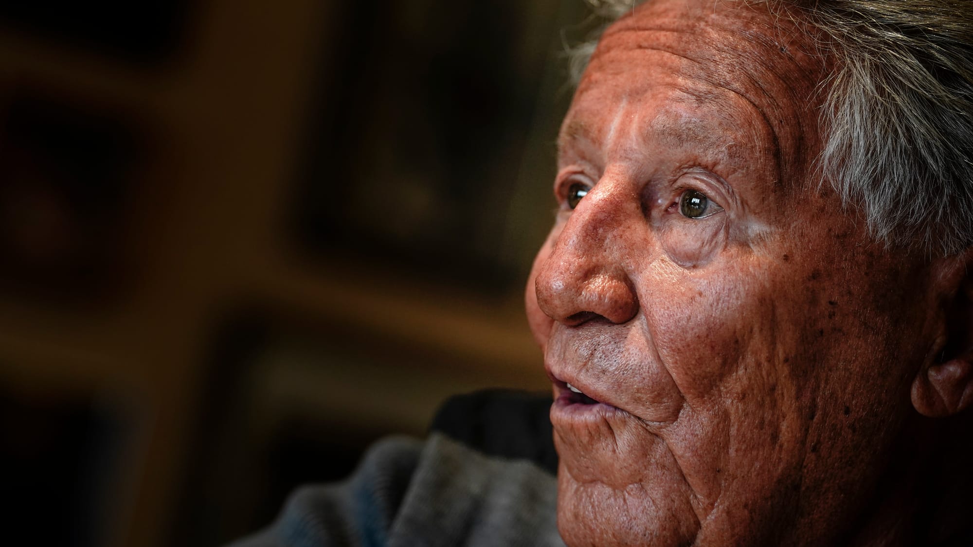 Race driver Mario Andretti answers questions during an interview at his home in Nazareth, Pa. on Wednesday, March 20, 2024. P