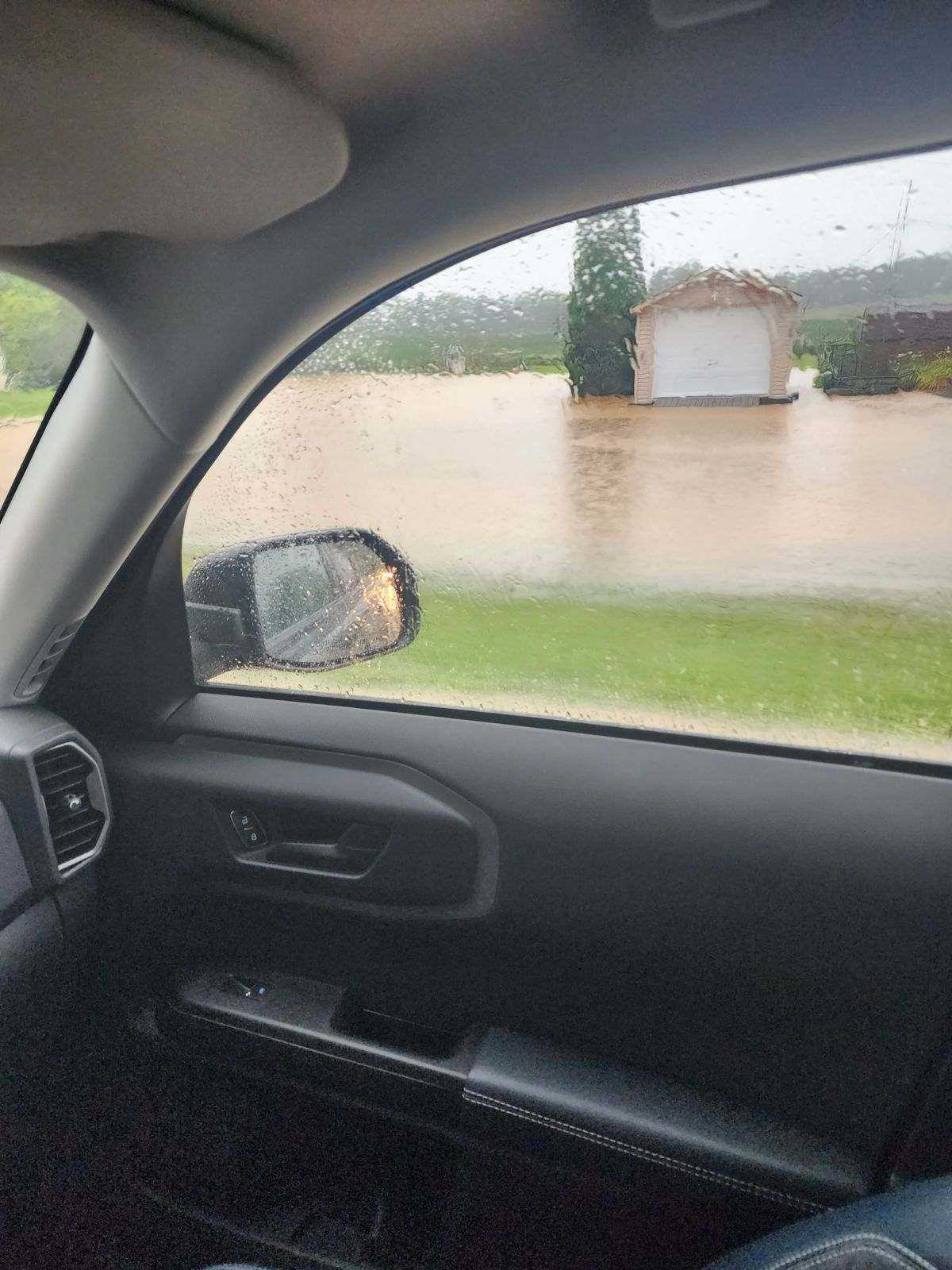 Flooding on Mauch Chunk Rd near Willow Street in North Whitehall on Sunday.