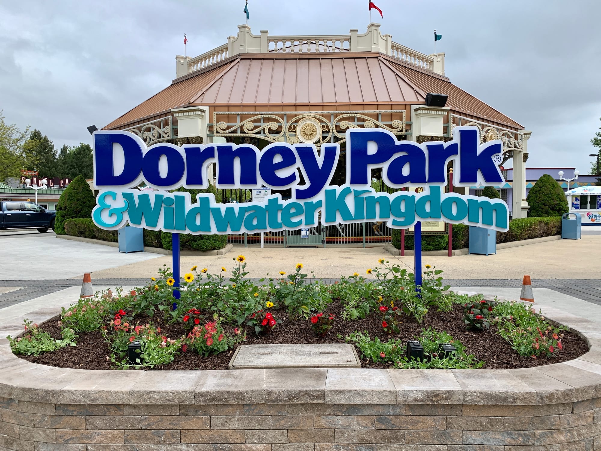 The new sign at Dorney Park.