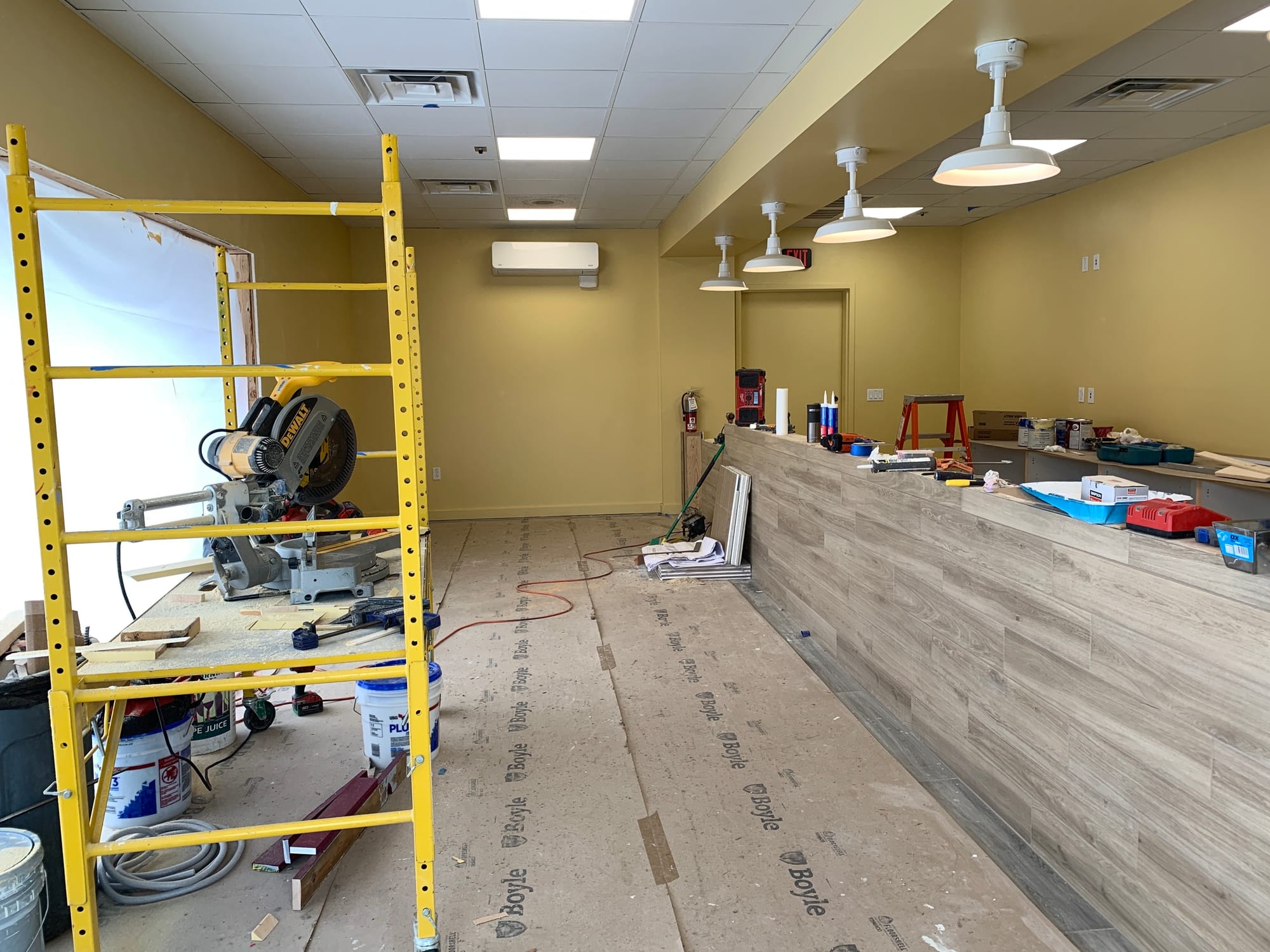 The interior of the new family bar in the Wildwater Kingdom.