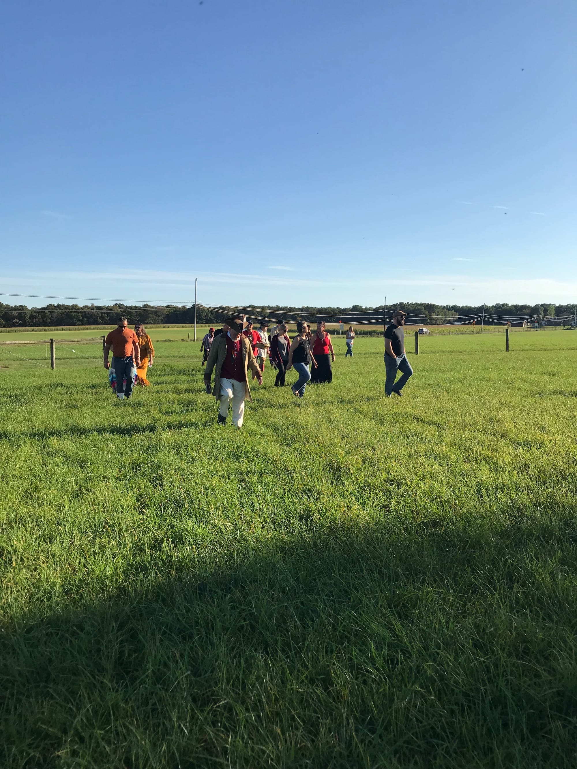 "The Walking Purchase Healing Journey” took place Sept. 21, 2019. Members of the Lenape Nation of Pennsylvania and the Bachma