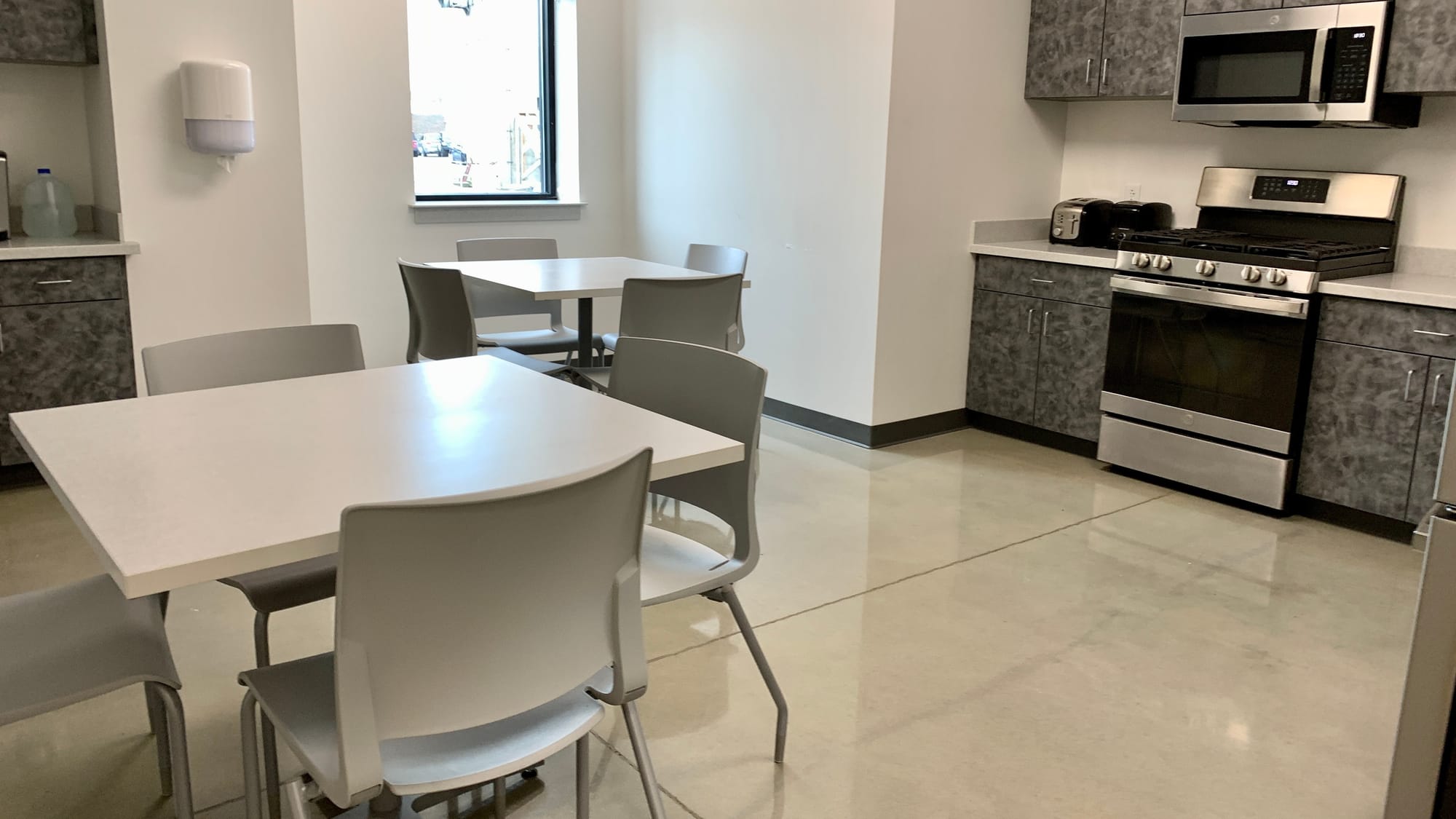 The kitchen in the new Allentown Fire Academy and Emergency Operations Center.