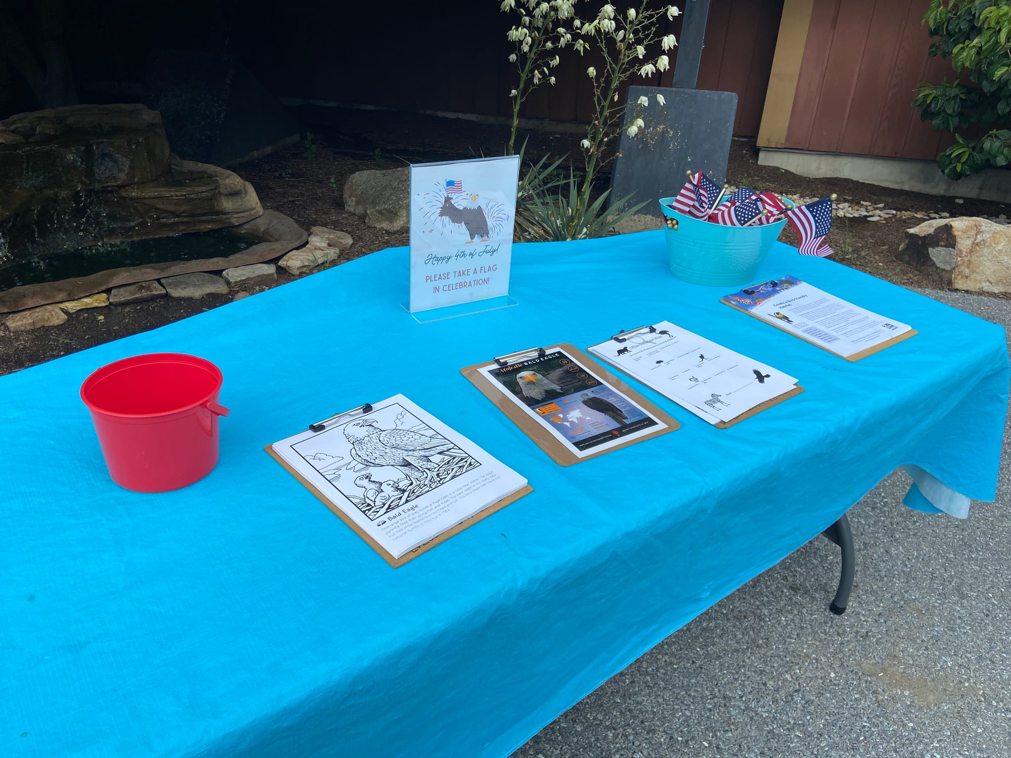 The Lehigh Valley Zoo on Tuesday held its annual "Independence Day Celebration." The event included patriotic enrichment for 