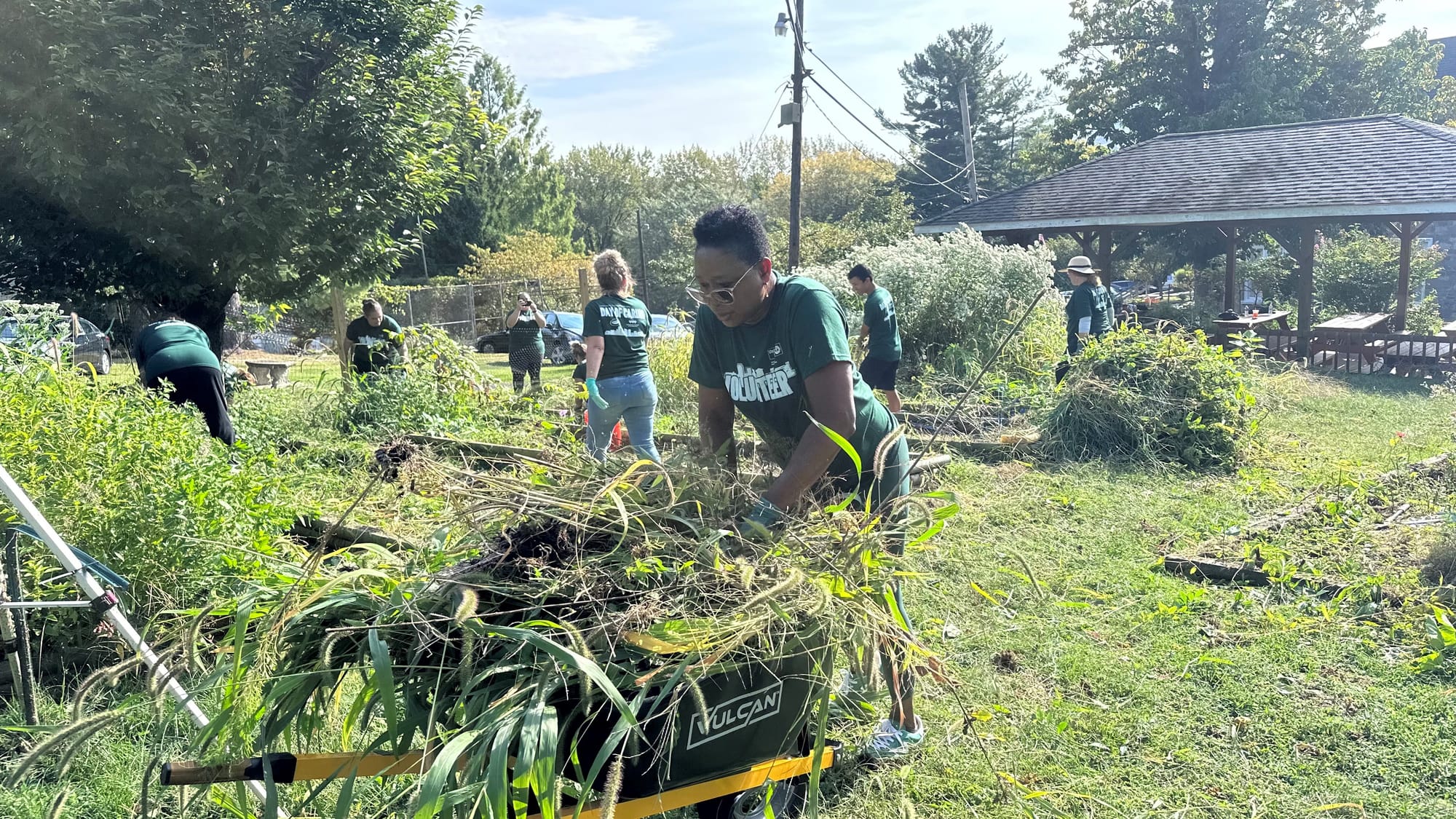Officials from the Children's Home of Easton said they saw a significant improvement of their grounds a mere half hour after 