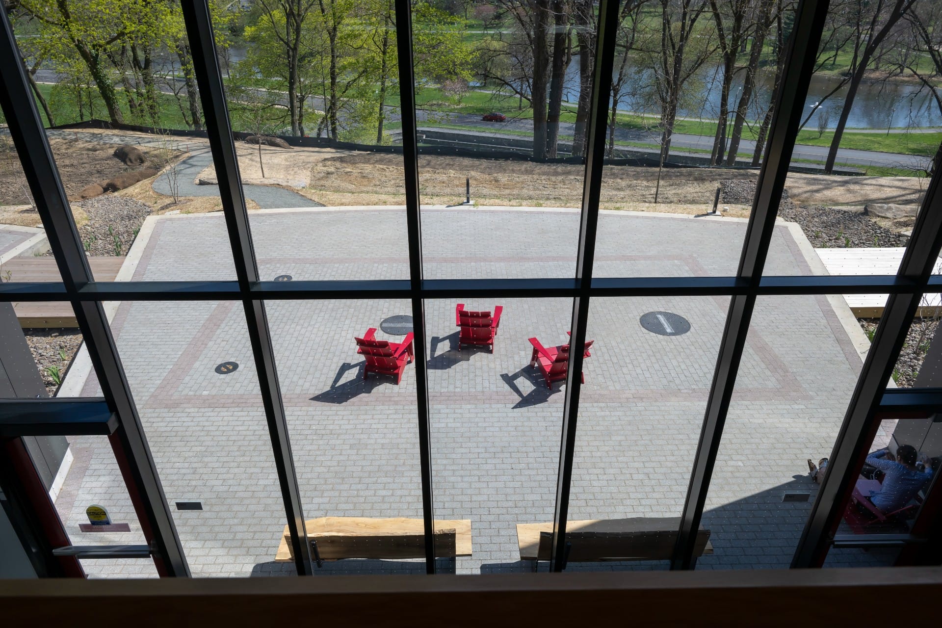 The first new building on Muhlenberg’s campus in more than a decade, the Fahy Commons for Public Engagement and Innovation, 2