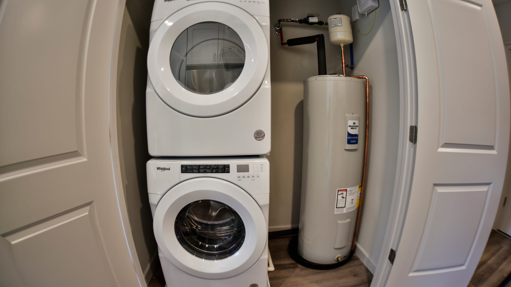 This is a washer/dryer in an apartment at the Dream Boyd Theatre project on West Broad Street in Bethlehem on Tuesday, Septem