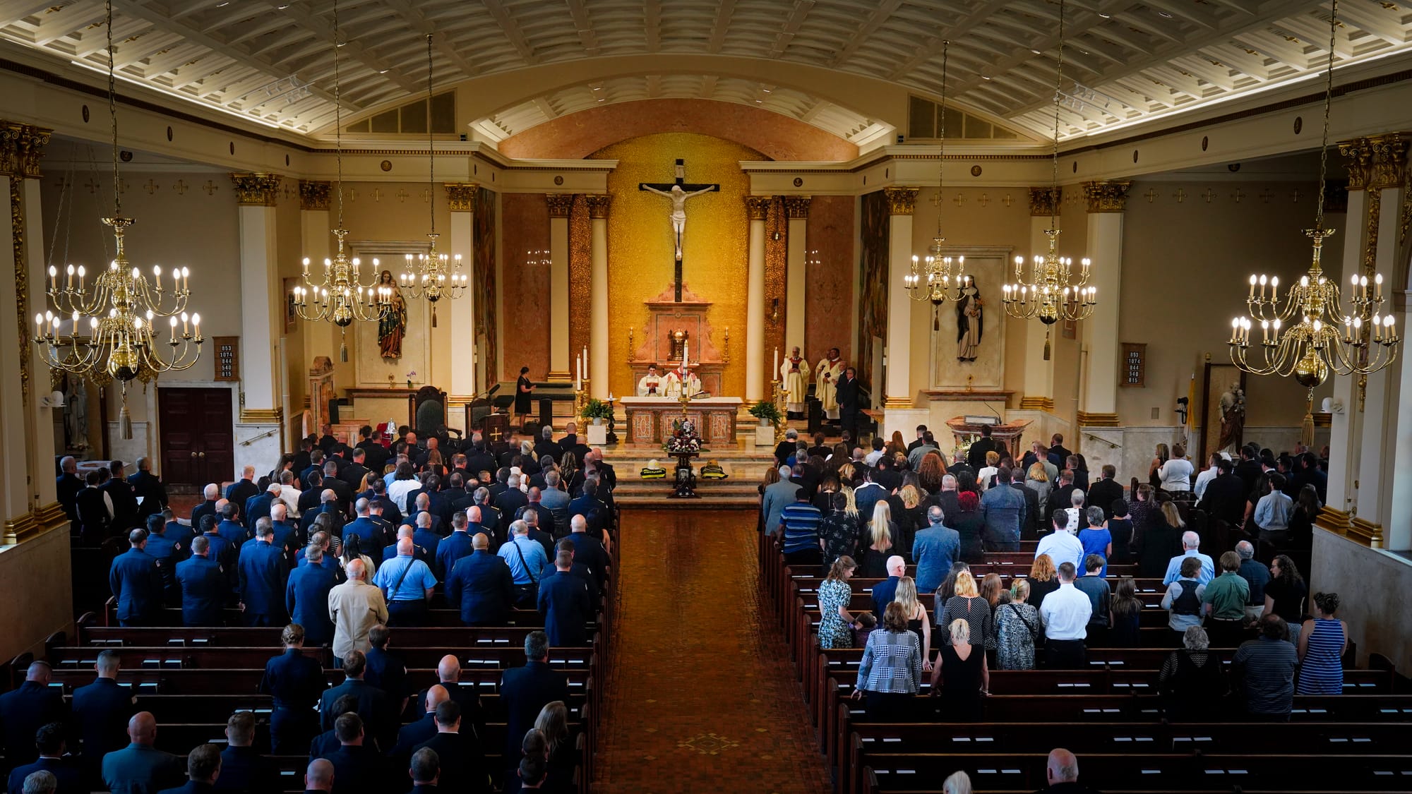 A Mass of Christian Burial was held at the Cathedral of S. Catharine of Siena for the late Allentown Fire Department Assistan