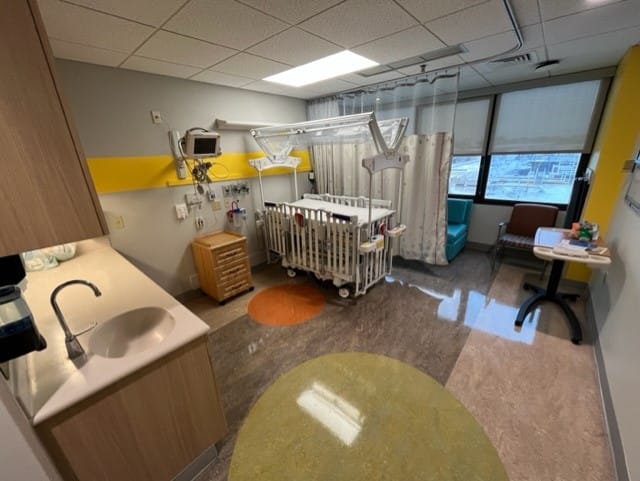 A look at the rooms as Lehigh Valley Reilly Children’s hospital just expanded their inpatient pediatric unit.