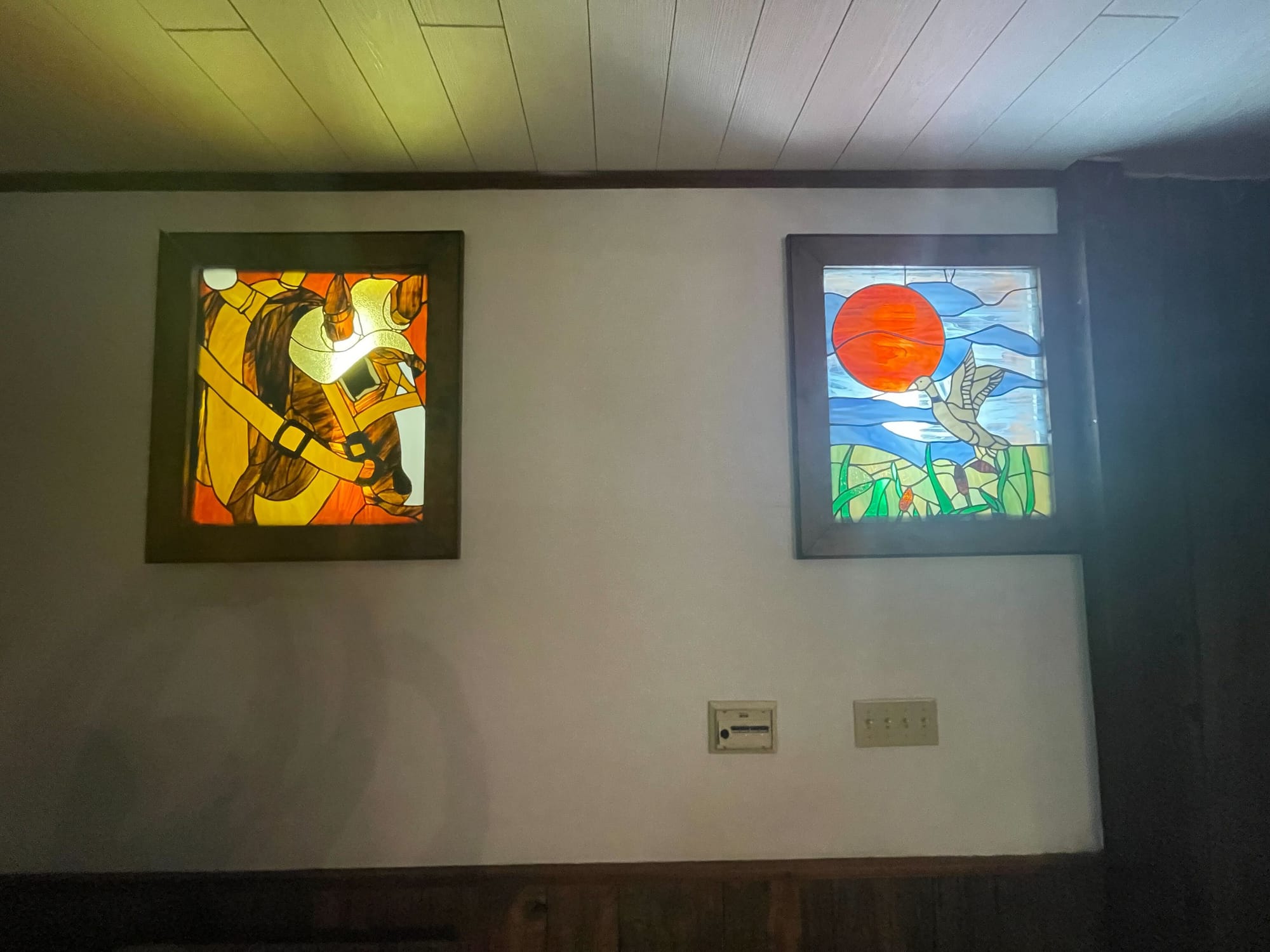 Stained glass windows