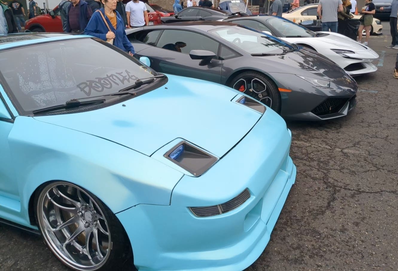 New and old models alike were on display Sunday for the year's first Cars and Coffee car show at SteelStacks.