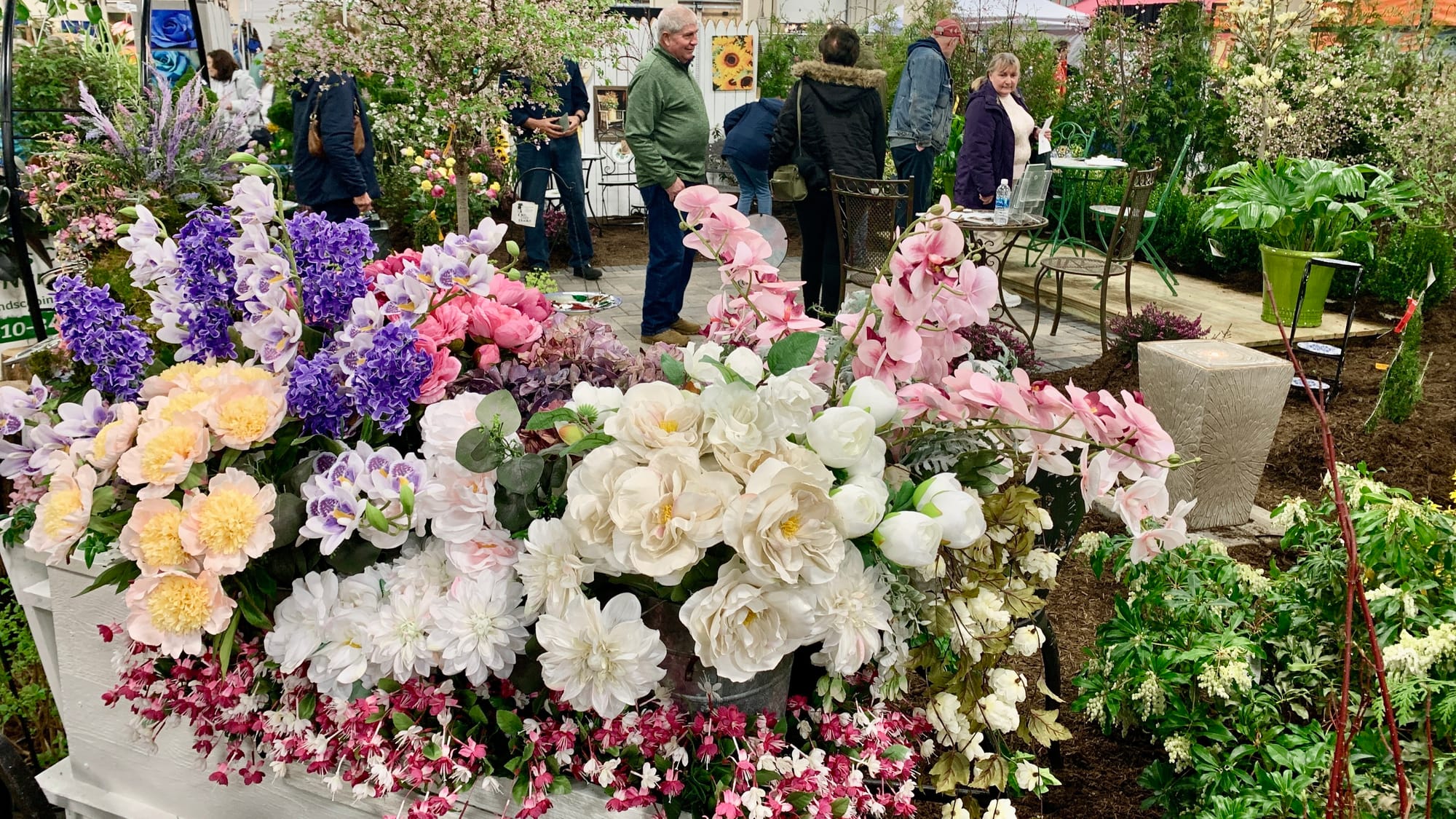 Flowers for sale at the 2024 Lehigh Valley Flower & Garden Show.