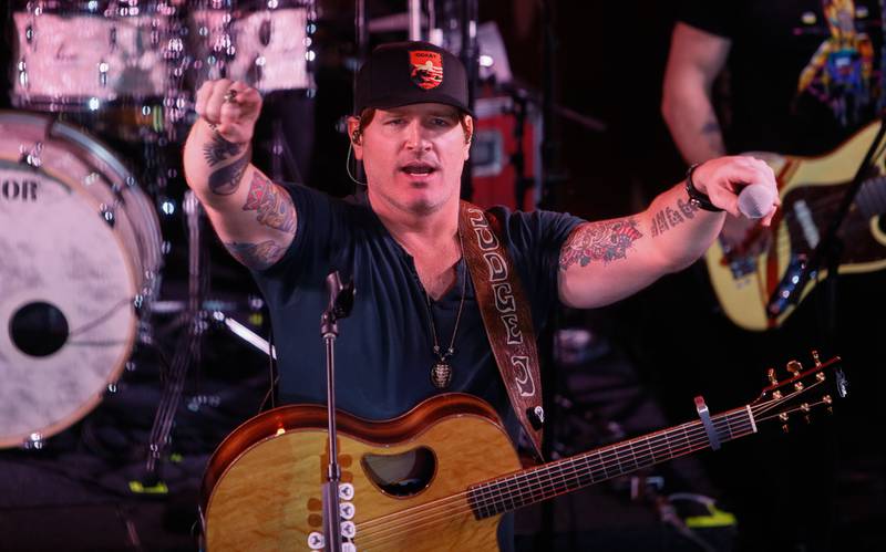 Country singer Jerrod Niemann performed at One Centre Square in April 2018