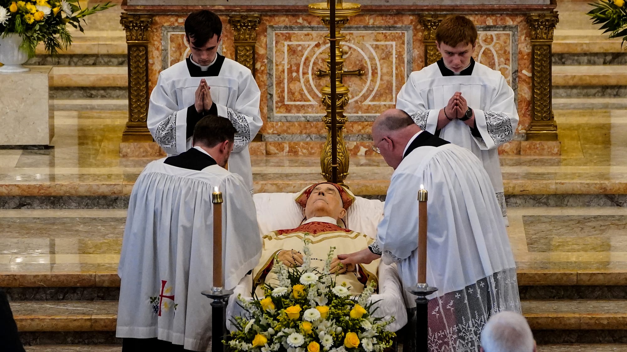 Ceremonies of Reception of the Body and Visitation for The Most Reverend Edward Peter Cullen, D.D., third Bishop of Allentown