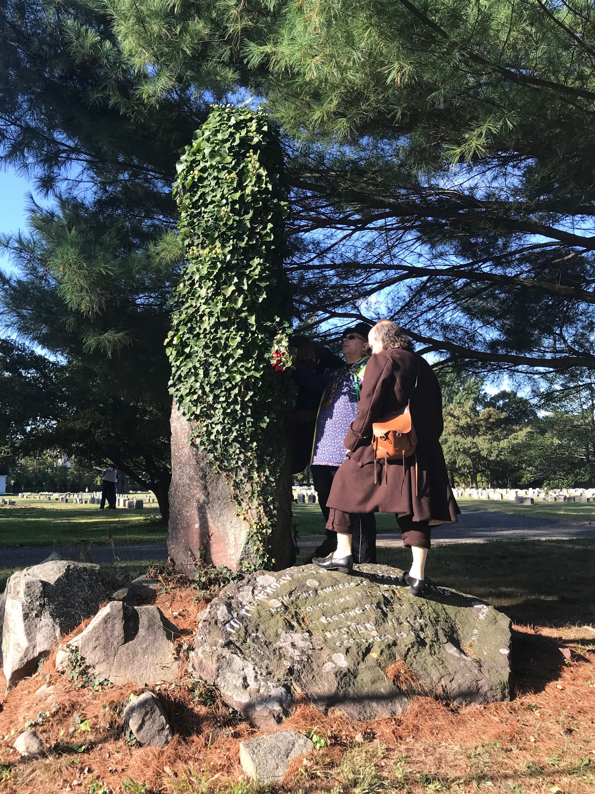 "The Walking Purchase Healing Journey” took place Sept. 21, 2019. Members of the Lenape Nation of Pennsylvania and the Bachma