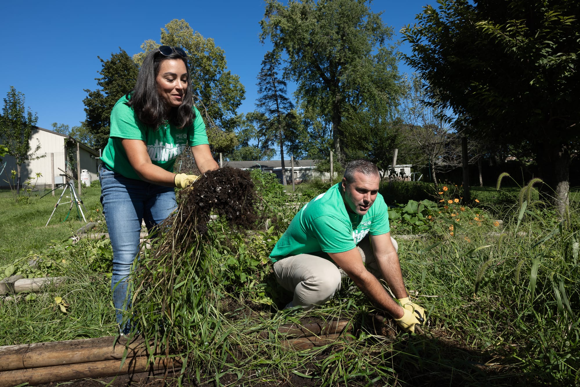 Volunteers were working during the United Way's 30th annual Day of Caring on Sept. 14, 2023.