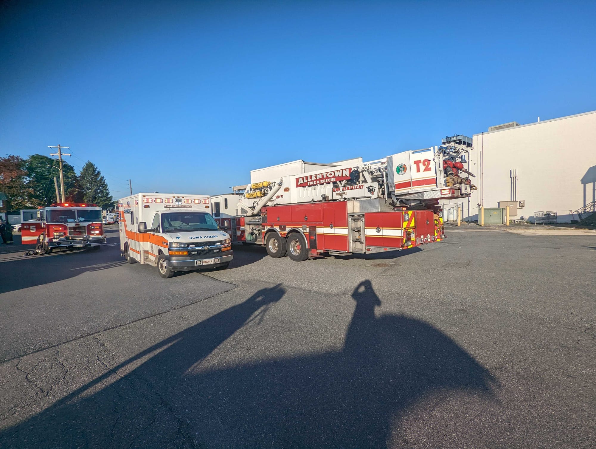 Dozens of people were hospitalized after being exposed to high levels of carbon monoxide at an Allentown day care facility Tu