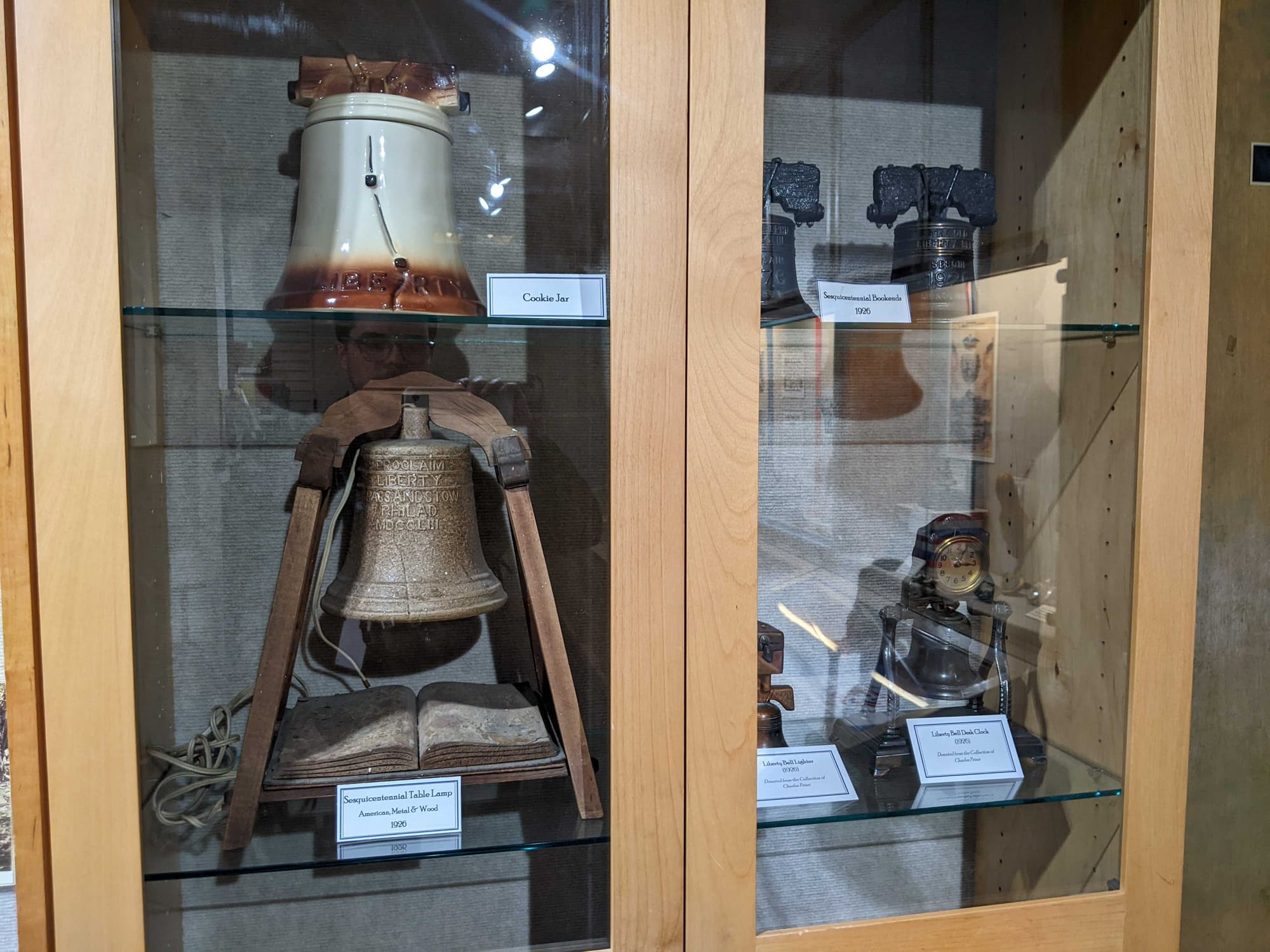 The museum housed a full-size replica of the Liberty Bell, which was hidden there from September 1777 to June 1778, as well a