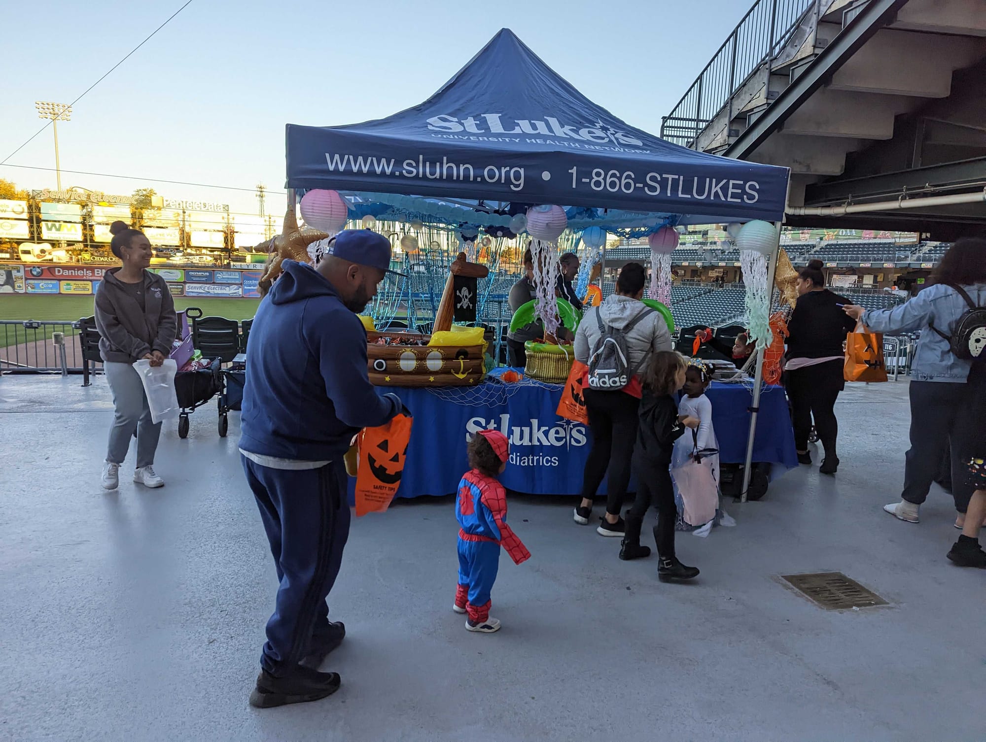 More than 800 children were able to trick-or-treat through Coca-Cola Park at the annual Suites N Treats event on Thursday, Oc