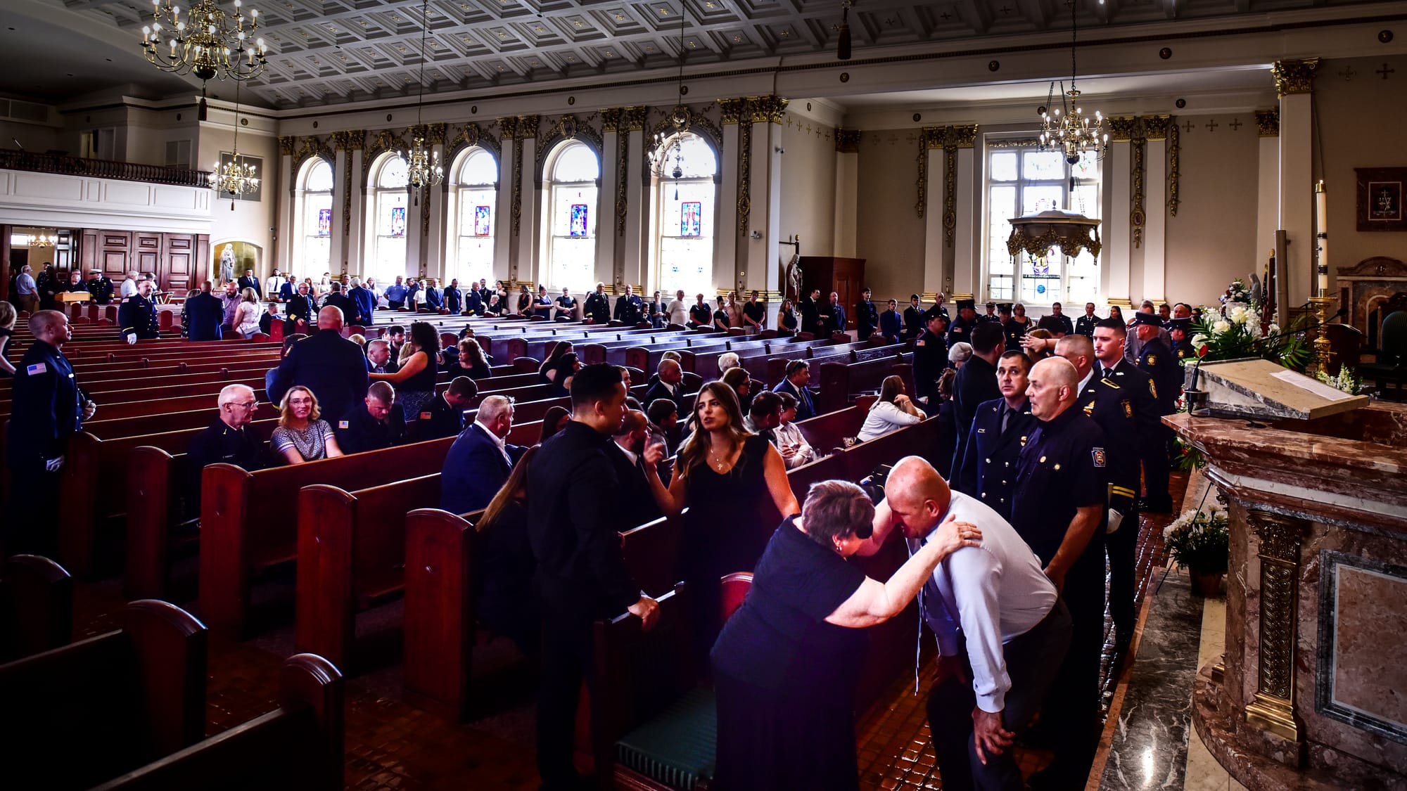 A mass of Christian Burial was held at the Cathedral of S. Catharine of Siena for the late Allentown Fire Department Assistan