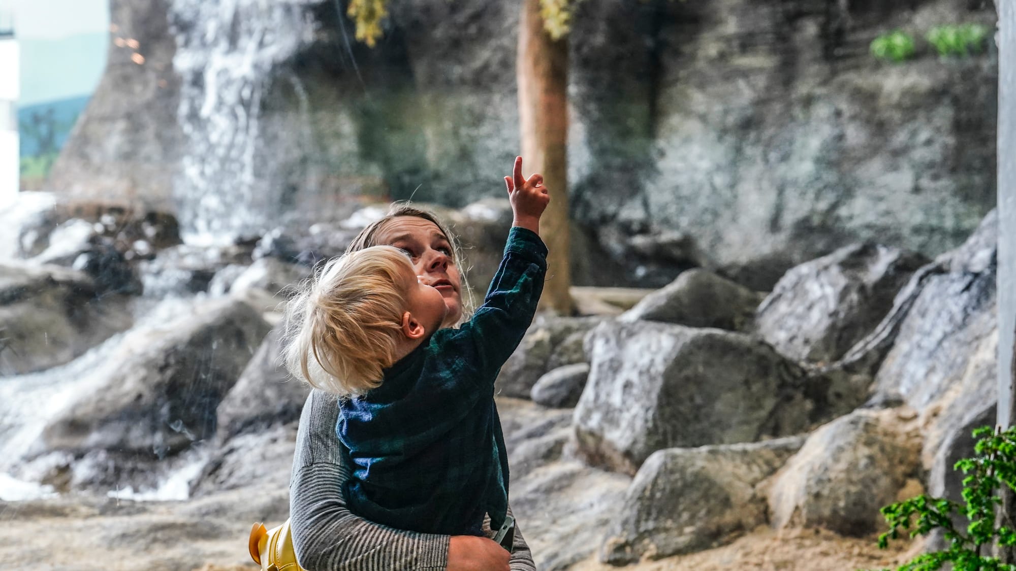 Kayla Marhefka and son Gavin, 2, of Whitehall explore the third floor. The Da Vinci Science Center at 815 Hamilton Street, Al