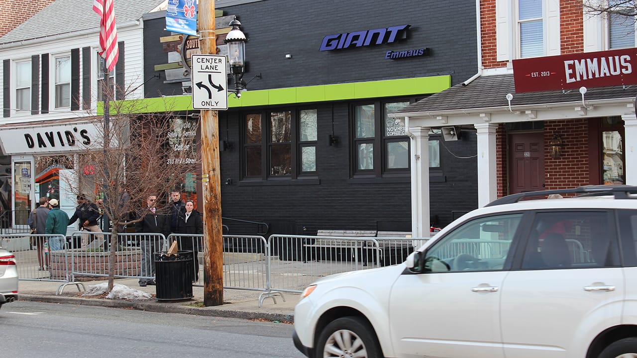 President Joe Biden was expected to tour locally owned small businesses in Emmaus on Friday. There was a heavy security prese