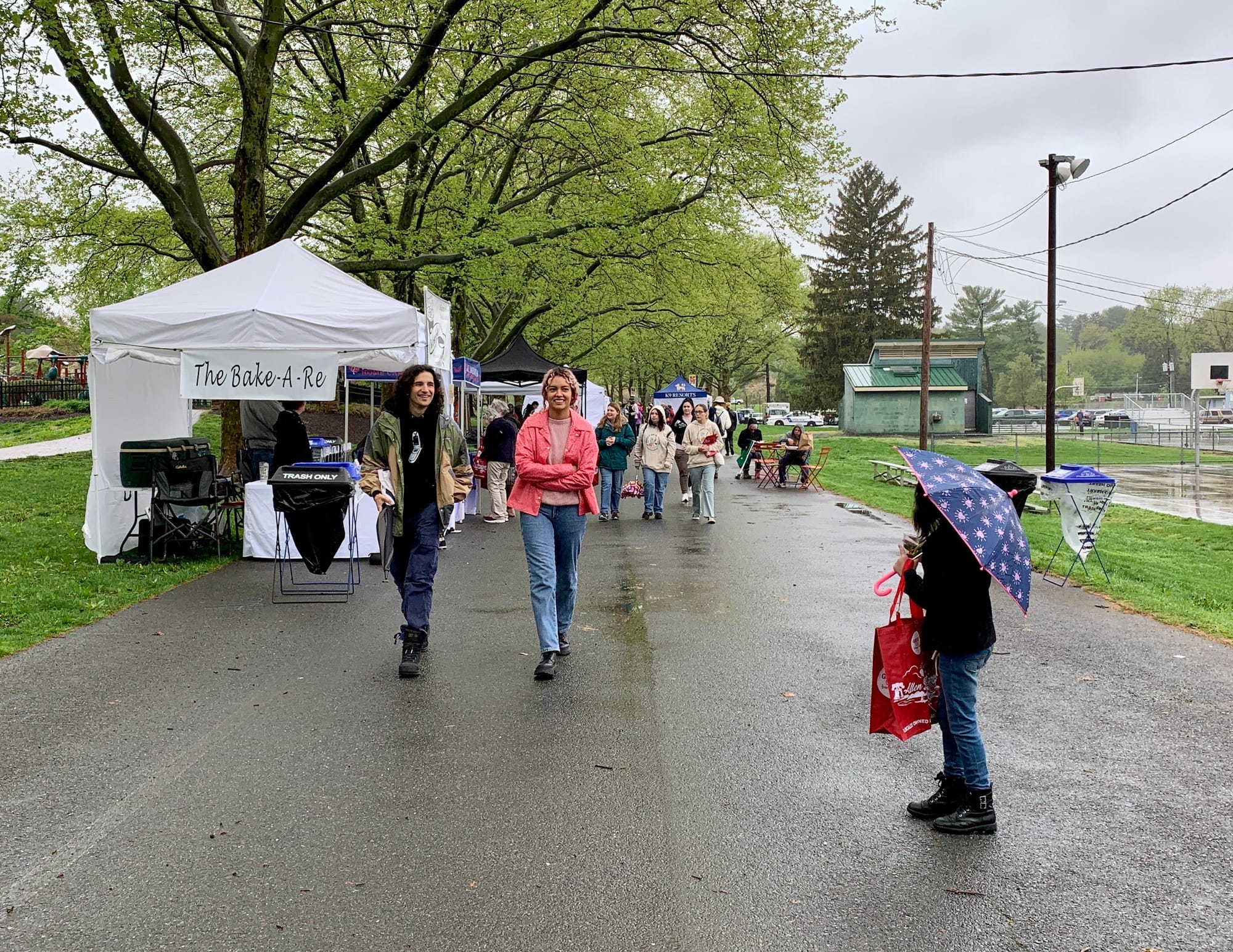The crowd at Allentown's VegFest.