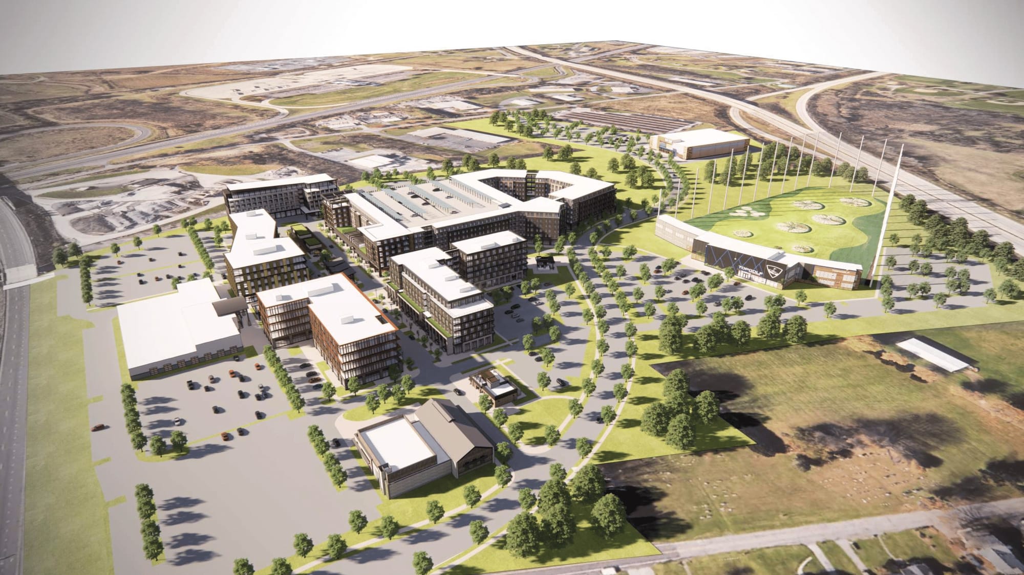 A rendering of the Lehigh Valley Town Center project was shown to the Lower Macungie Township Planning Commission on June 13.