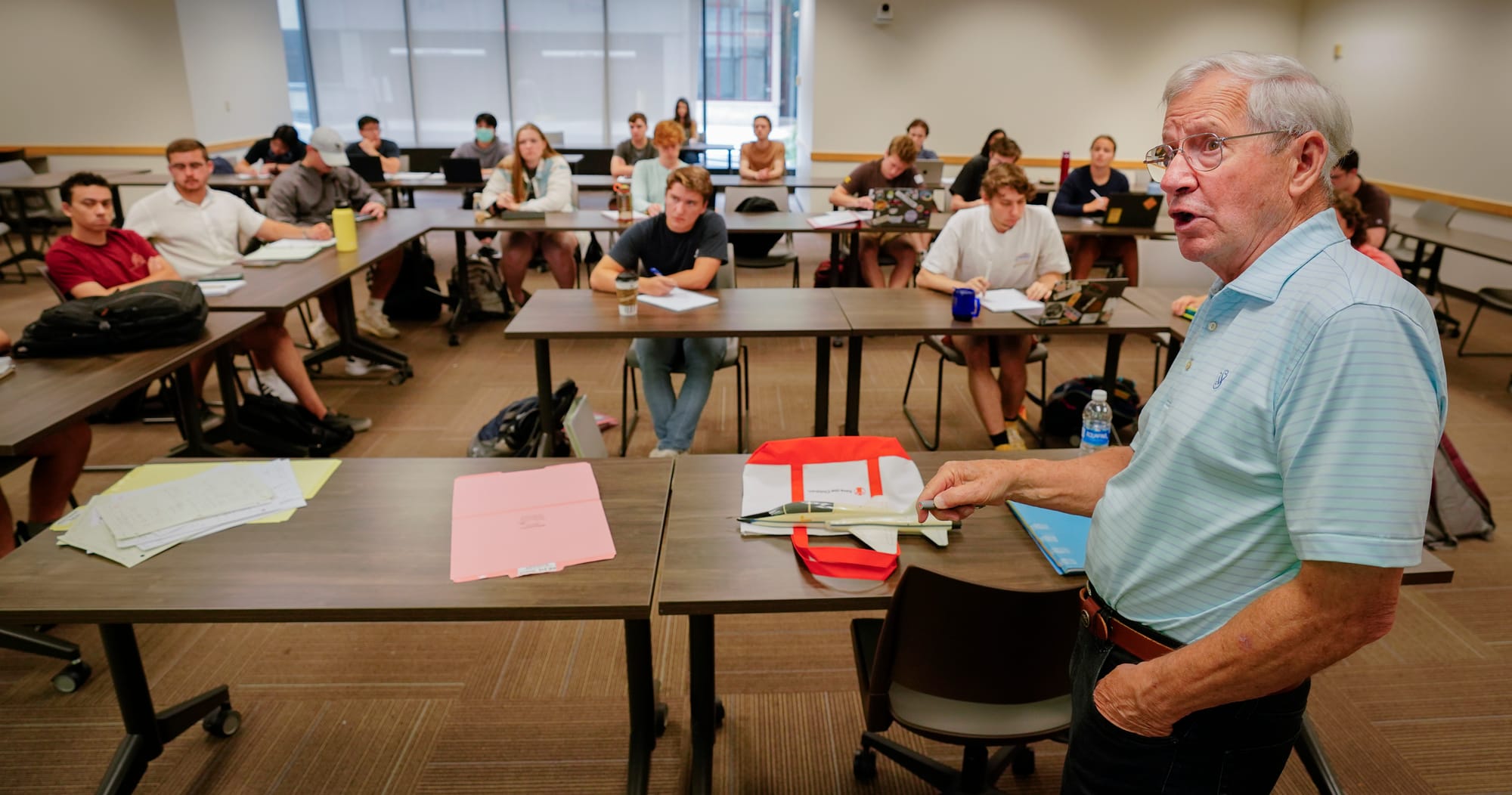 Terry Hart, former NASA astronaut and a current professor of Mechanical and Aerospace Engineering at Lehigh University, teach