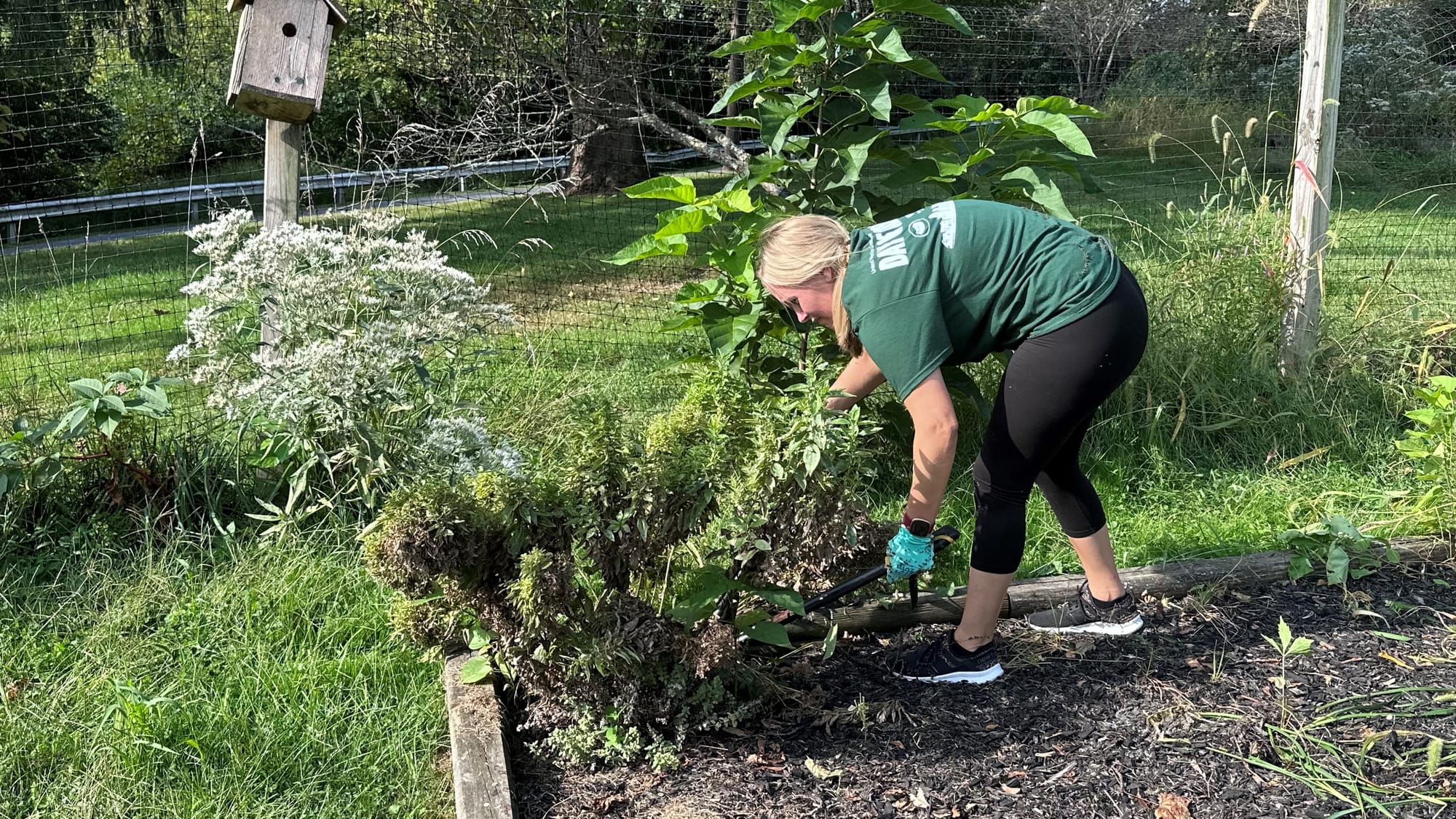 While the work was rather intense, volunteers said they were proud to be part of a community effort during the United Way of 