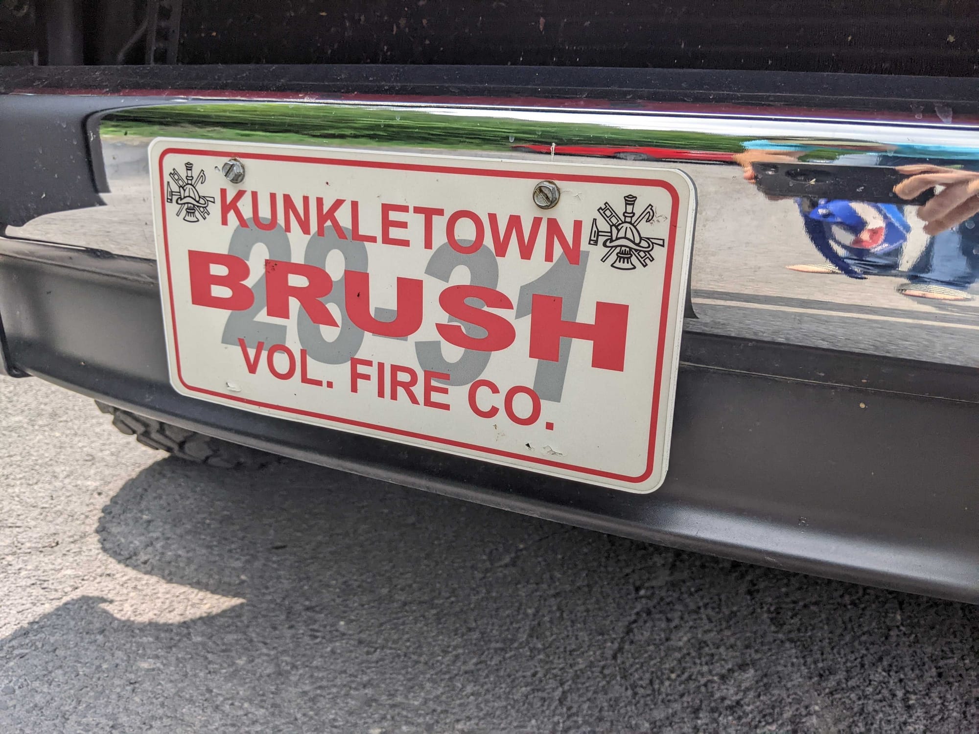 Fire vehicles from many companies worked on the brush fire along Route 33 on June 5, 2023.