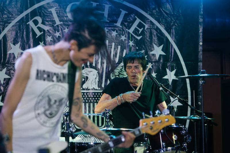 Veteran punk rocker Richie Ramone played at Easton's One Centre Square in September 2019