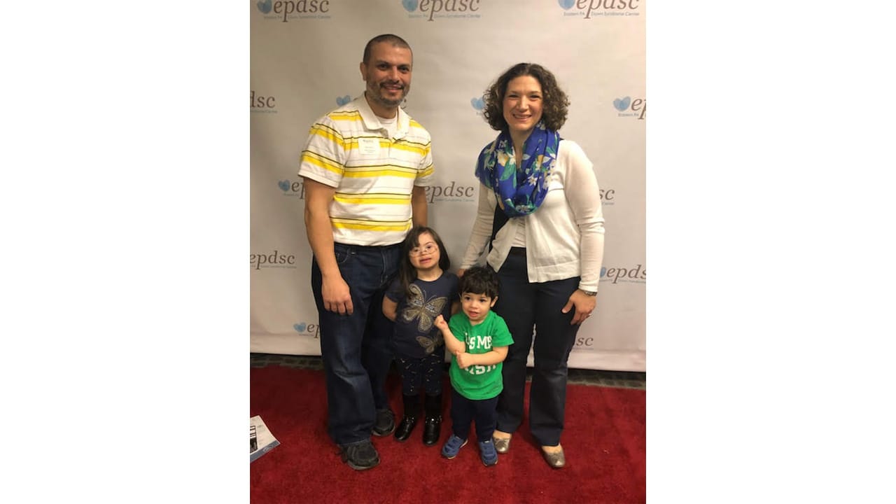 The Micocci family, Sandro, Isabella, Michael, and Jessic.