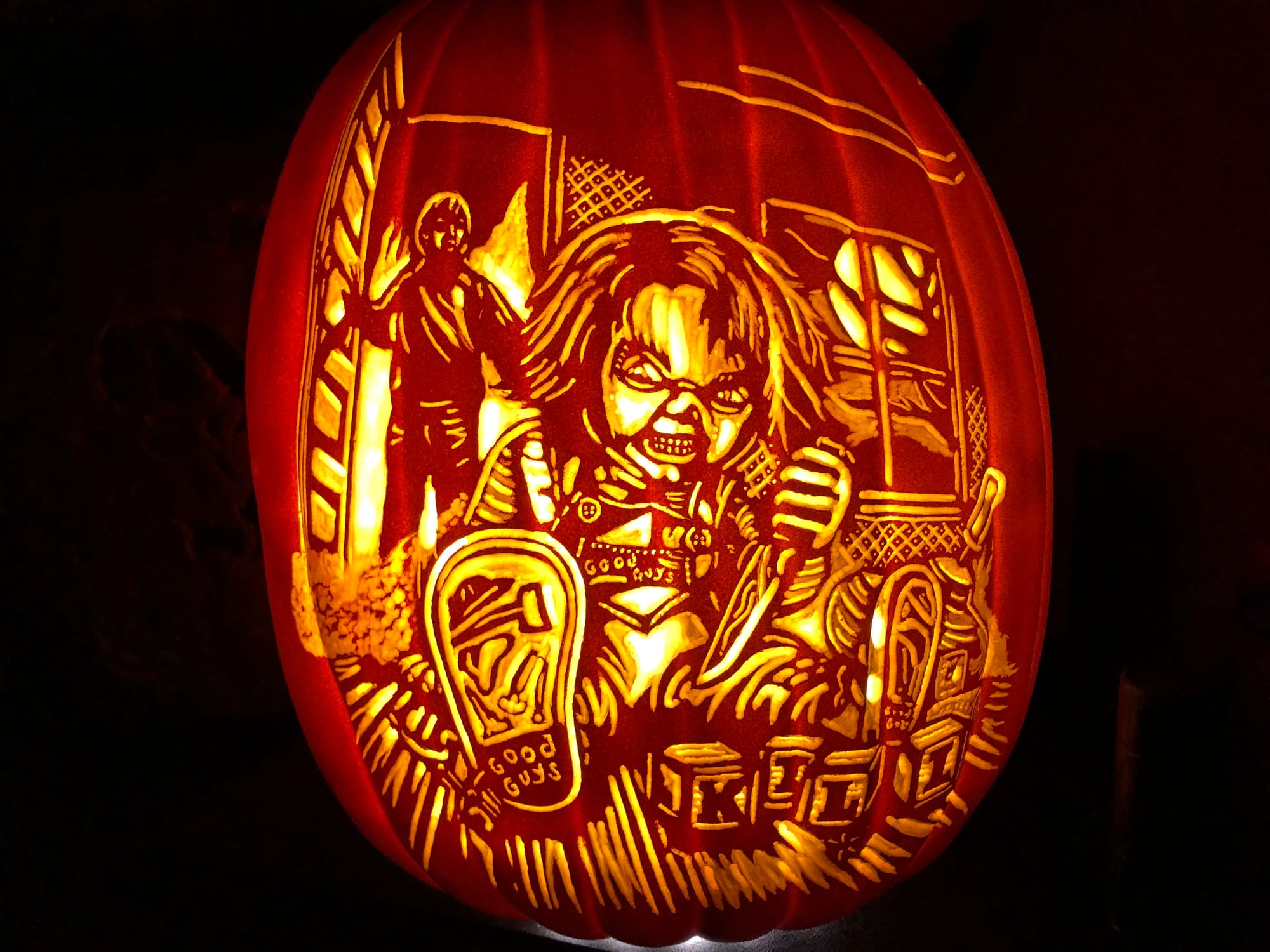 It can take hours or even days for Ian Fetterman, of Palmer Township, to meticulously carve intricate scenes onto the skin of