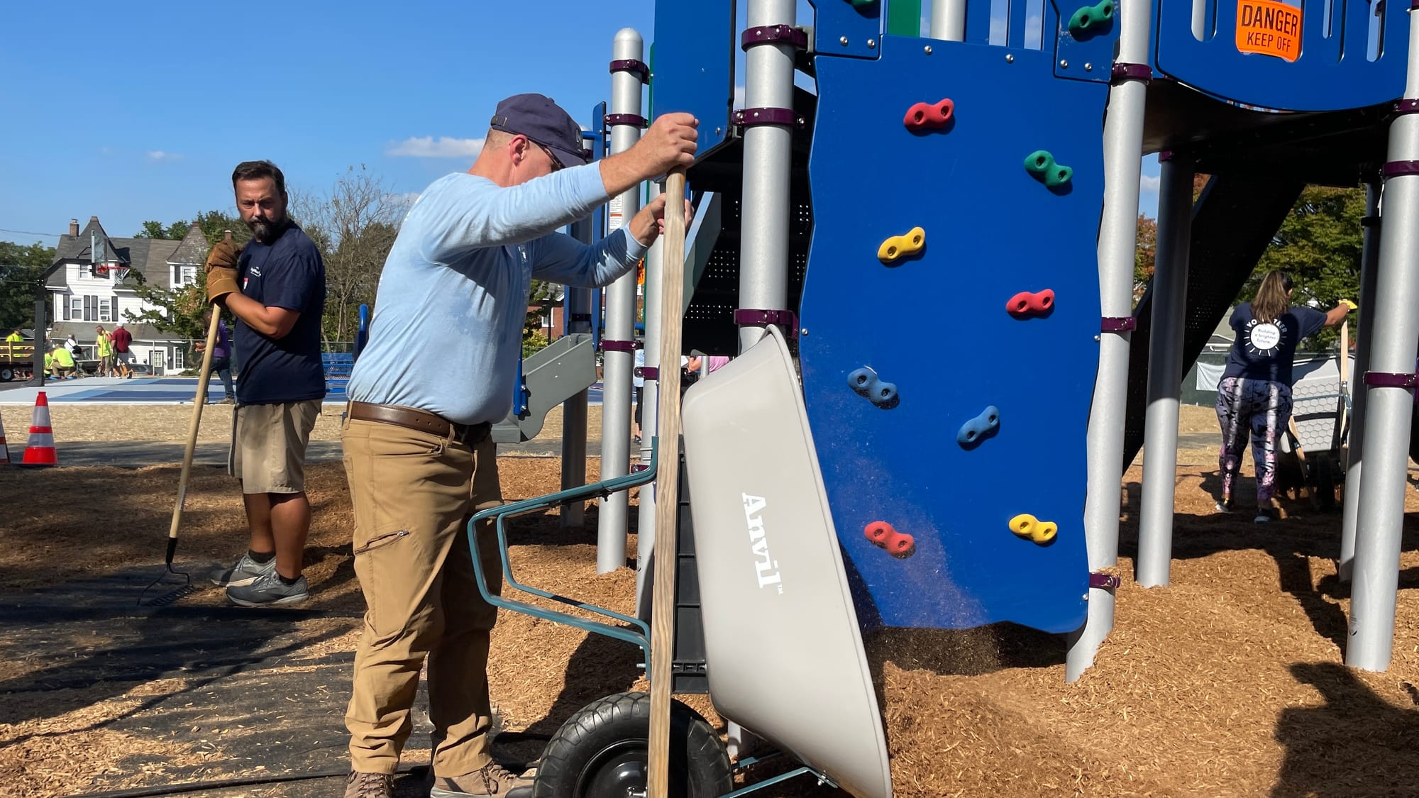 The Bethlehem community and beyond came together this week to make the park upgrade possible. The multi-sport court is good t