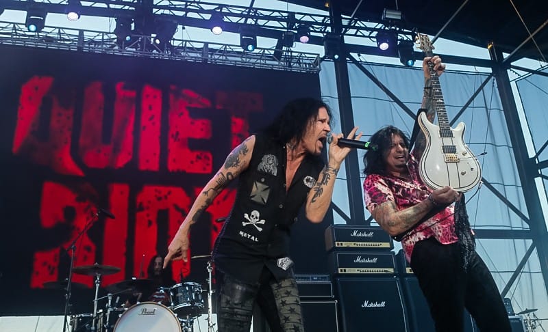 Rock band Quiet Riot headlined a heavy metal lineup at Allentown Fair on Saturday, Aug. 30, with Ace Frehley and Great White.