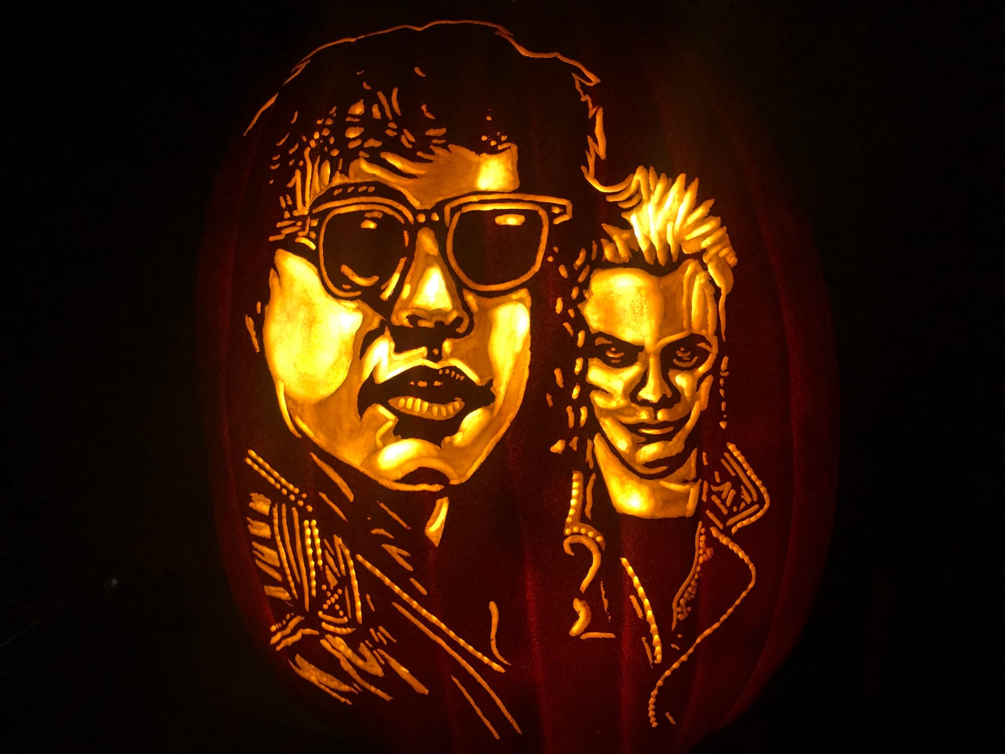 It can take hours or even days for Ian Fetterman, of Palmer Township, to meticulously carve intricate scenes onto the skin of