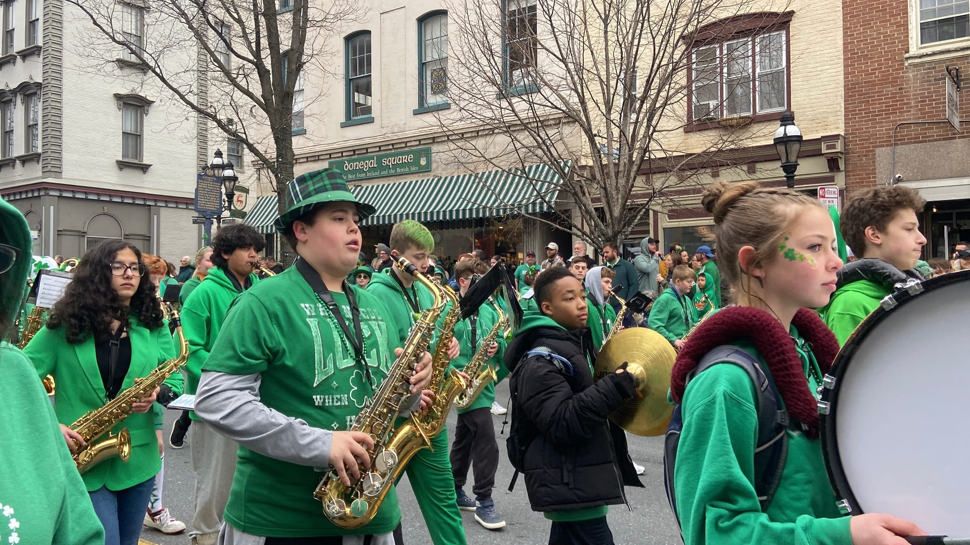 The Parade of Shamrocks, hosted by Celtic Cultural Alliance, kicked off at 1 p.m. Saturday, winding its way through the city’