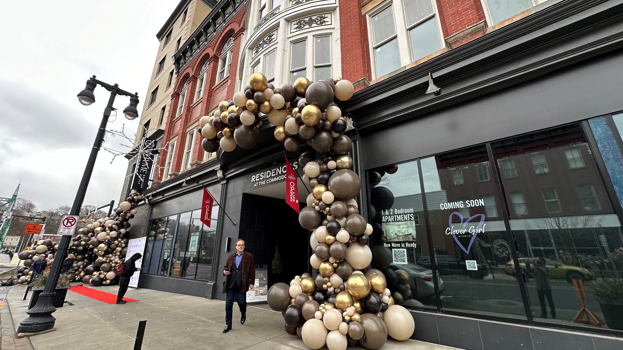 An exterior view of The Commodore on Northampton Street.