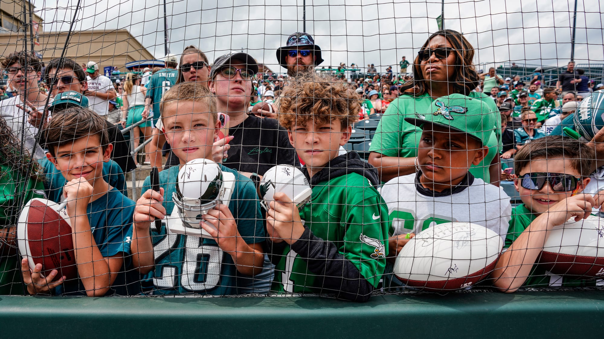The annual DeVonta Smith Celebrity Softball Game featuring Philadelphia Eagles and other athletes was held at Coca~Cola Park 